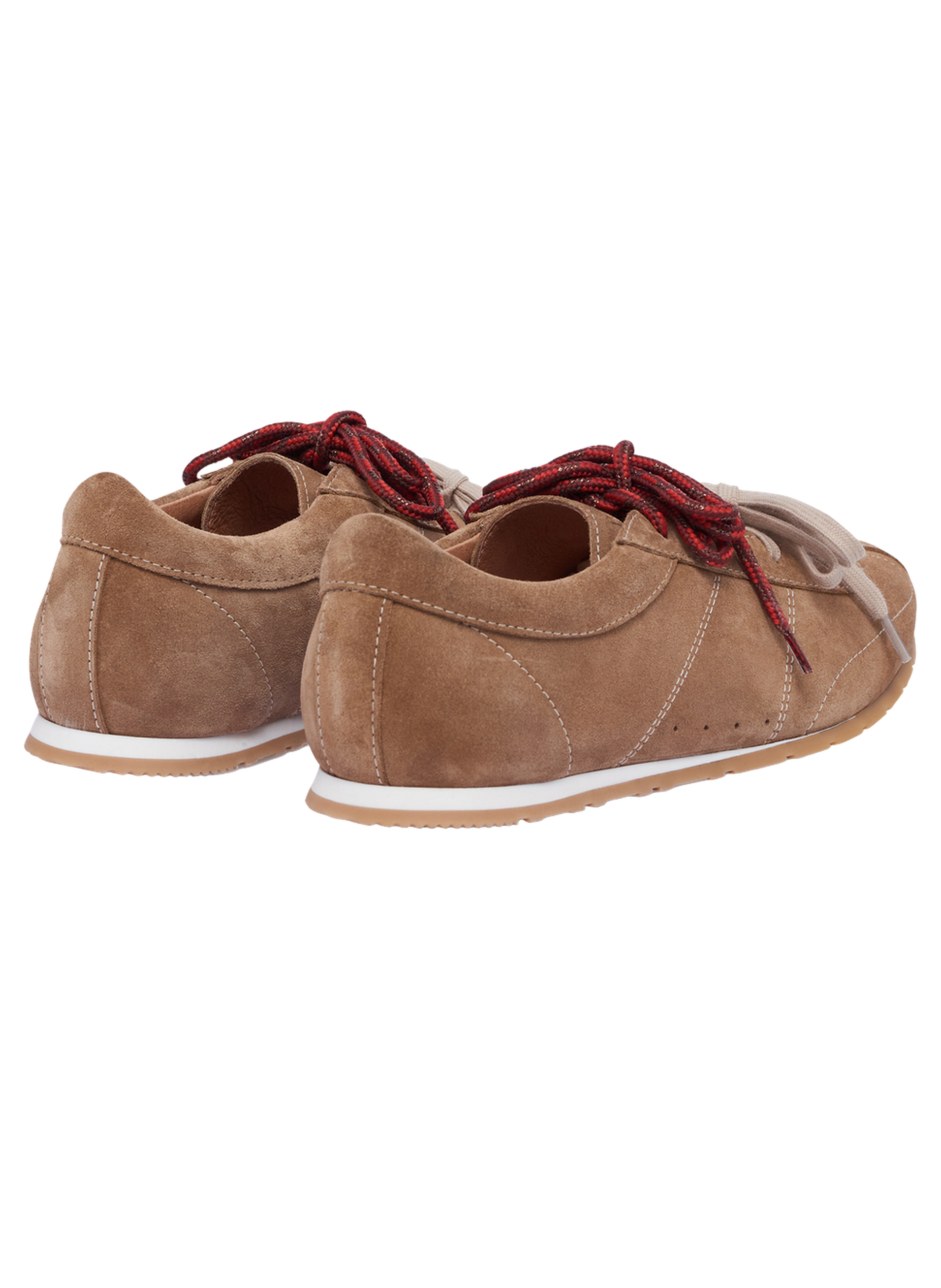 Sneakers en cuir velours - achille PABLO Marron