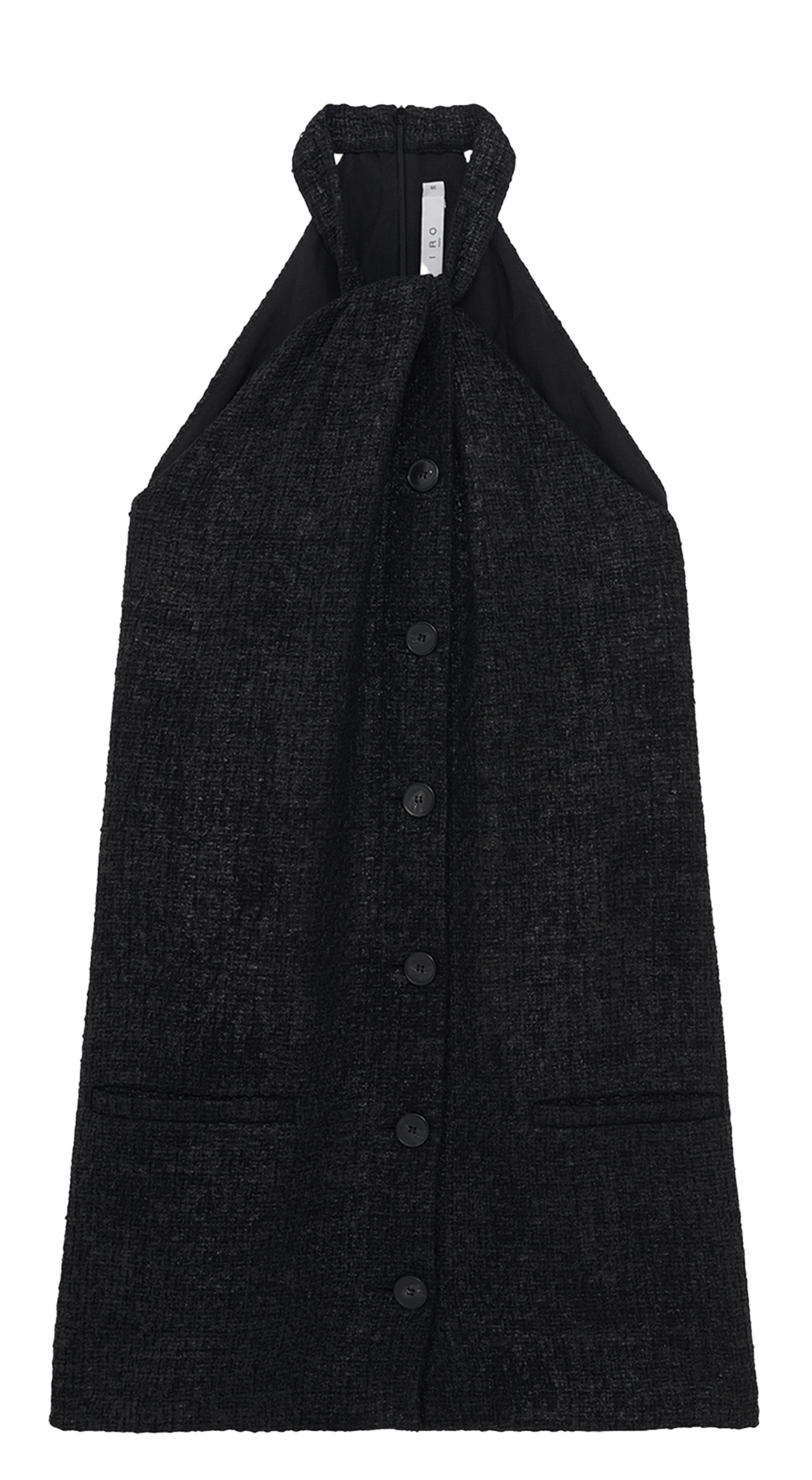 Robe courte col halter kiera IRO Noir