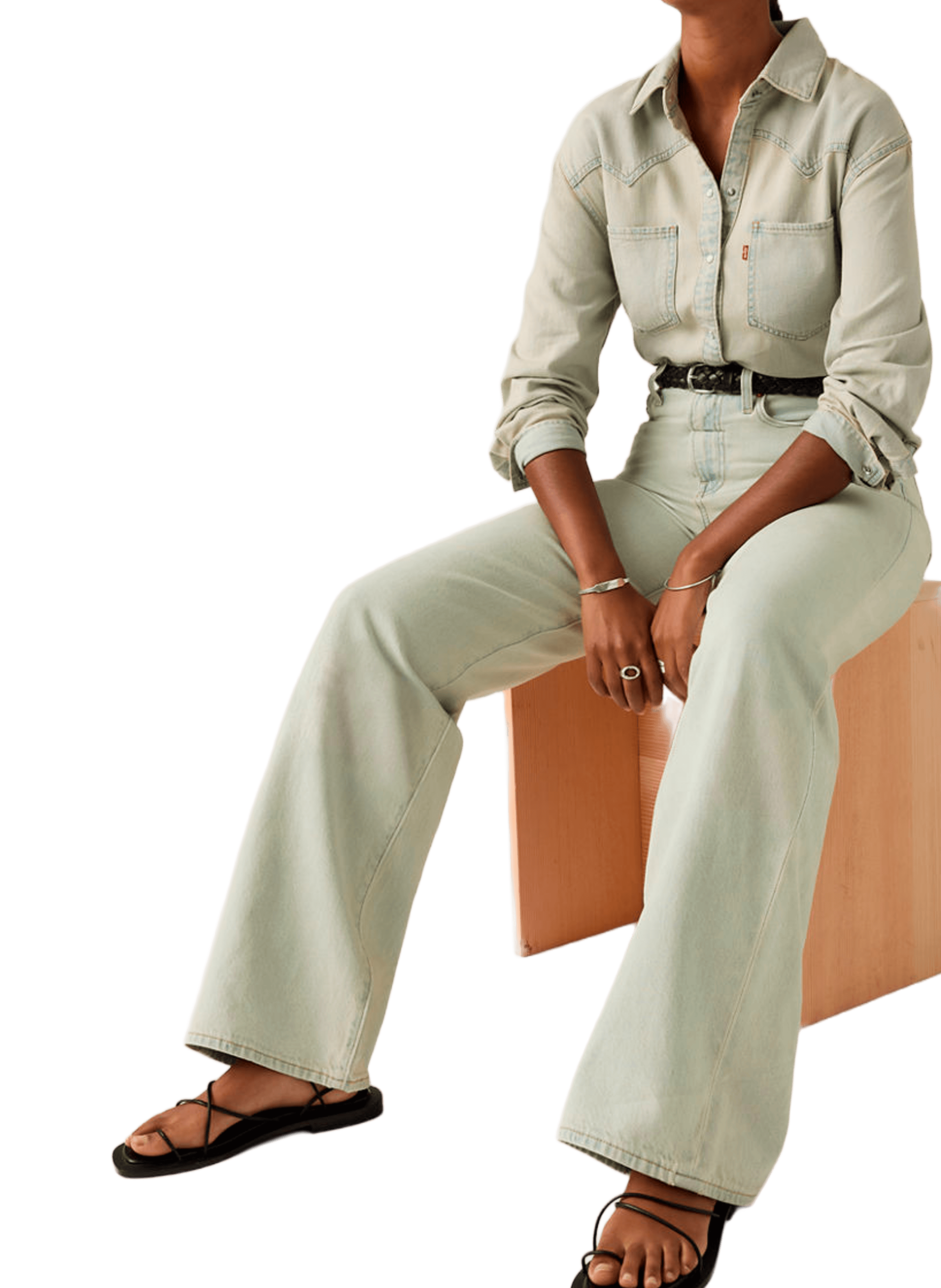 Teodora Western Cotton Shirt LEVI'S Blue