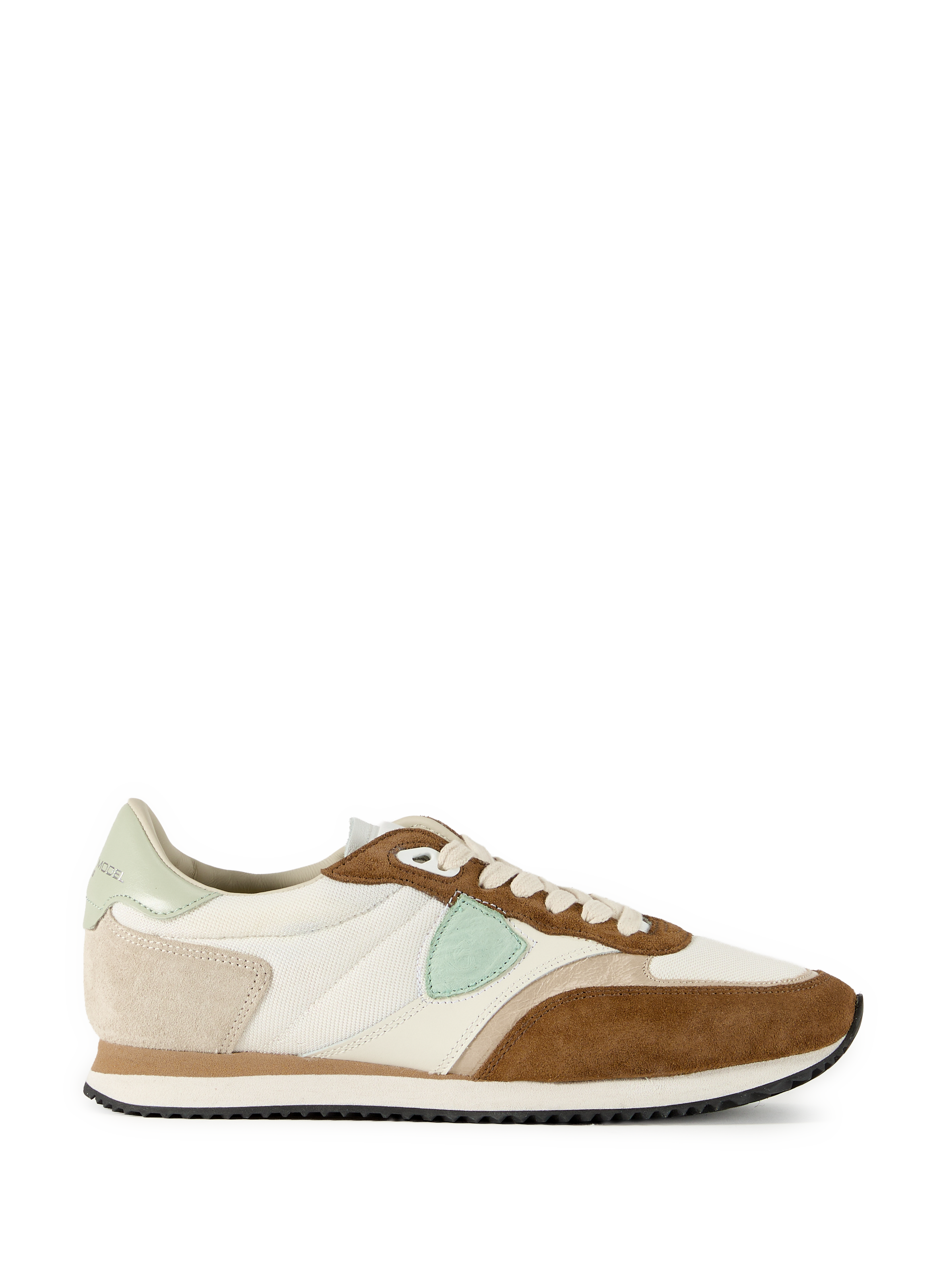 Blville leather and cotton sneakers PHILIPPE MODEL White