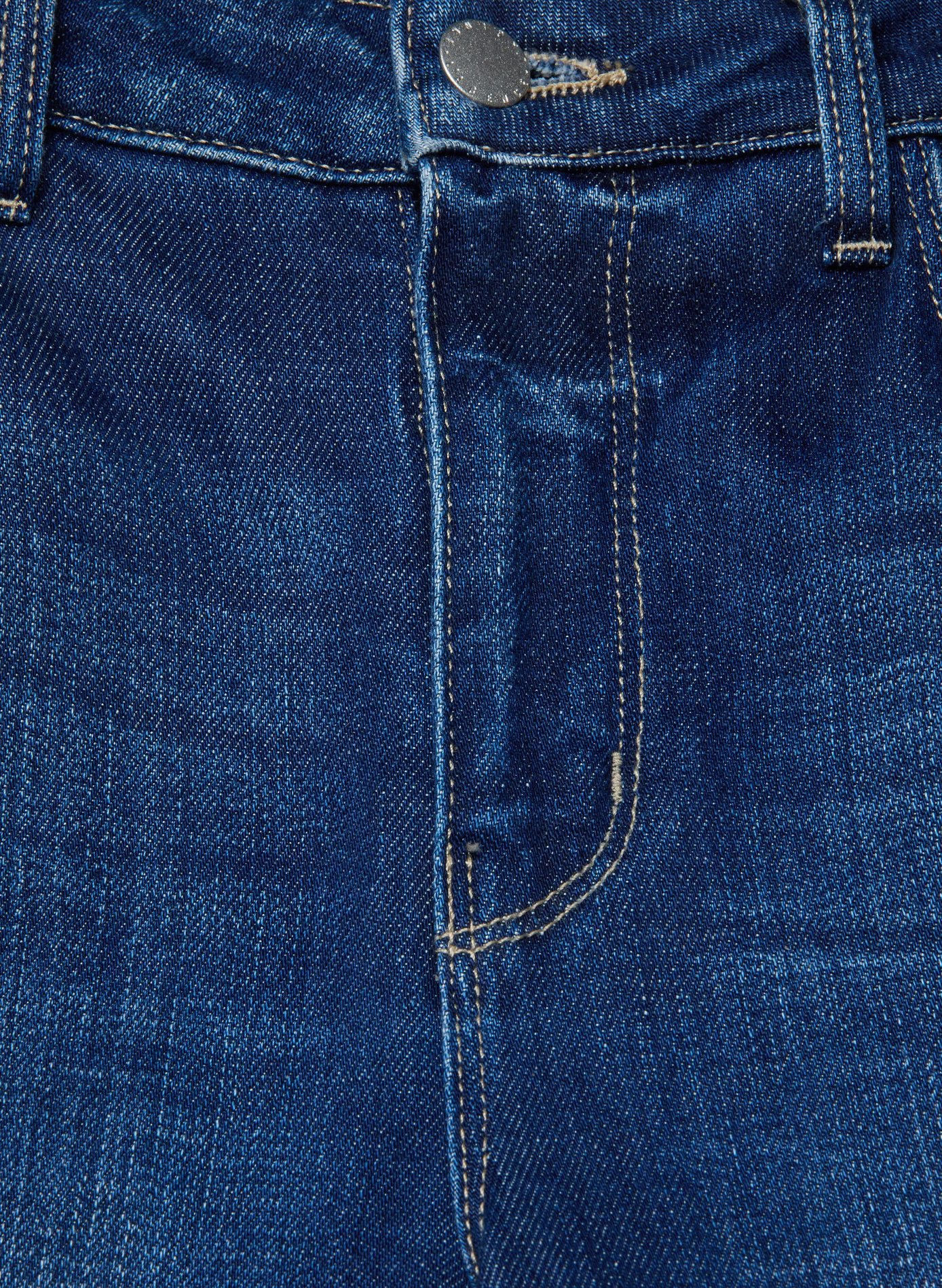 Jean ample en coton mélangé L'AGENCE Bleu