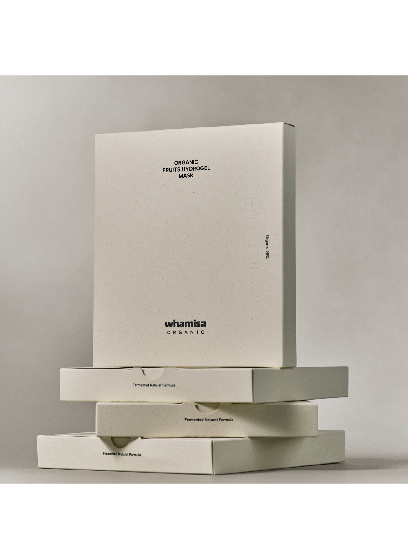 Masque Hydrogel aux Fruits Bio Fermentés WHAMISA No color