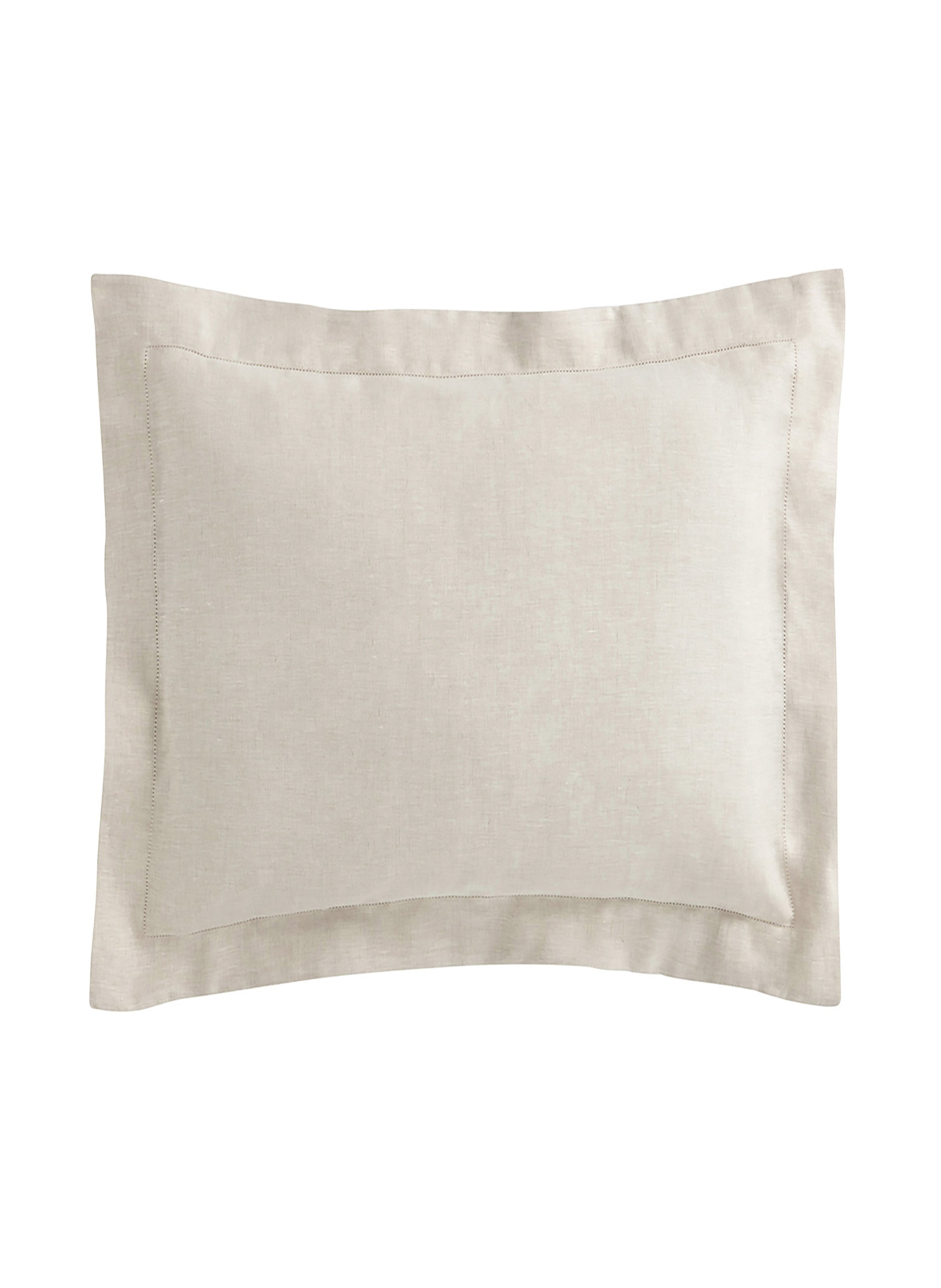 Taie d'oreiller unie en lin, cythère ALEXANDRE TURPAULT Beige