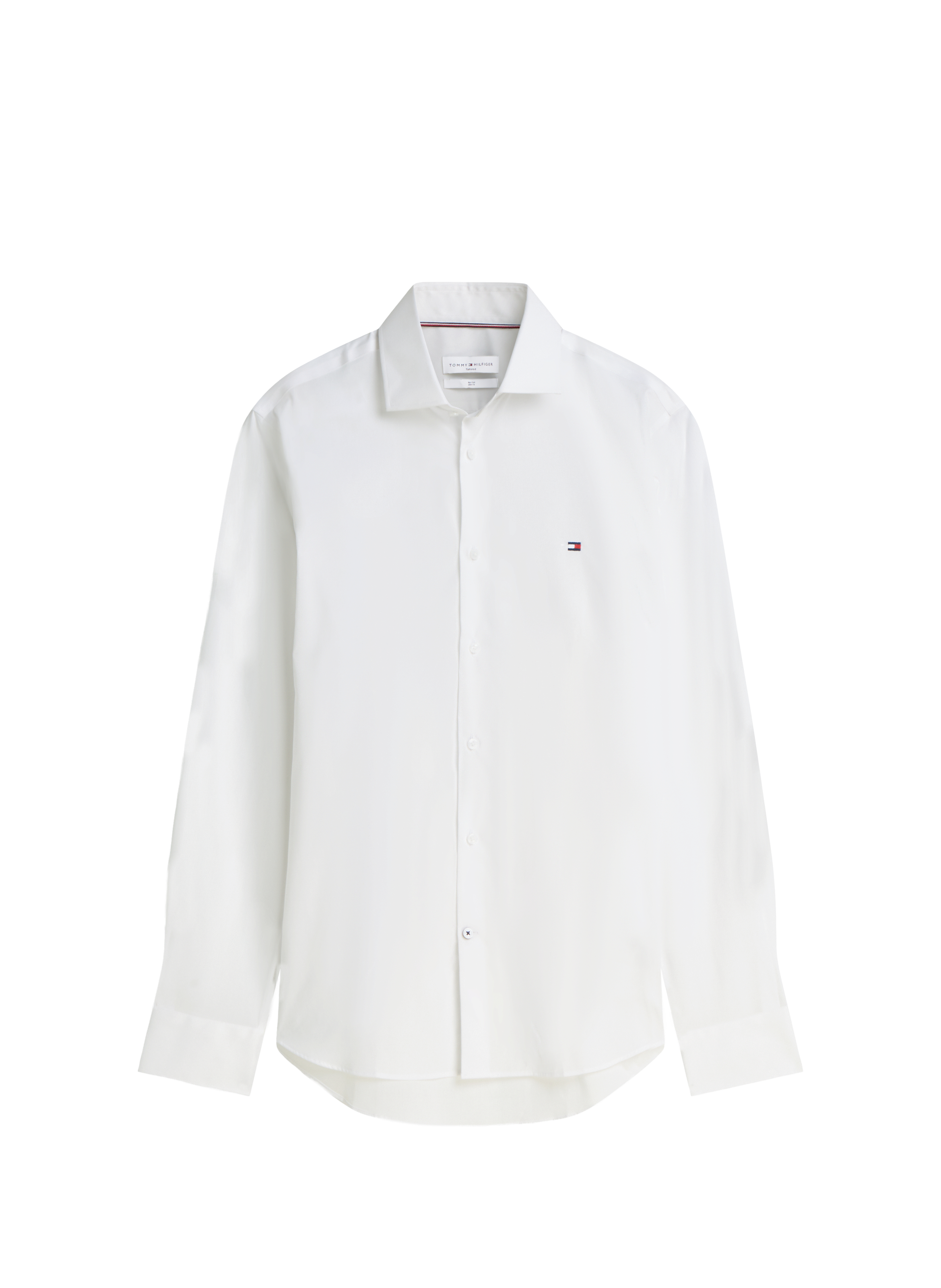 Straight organic cotton shirt TOMMY HILFIGER White
