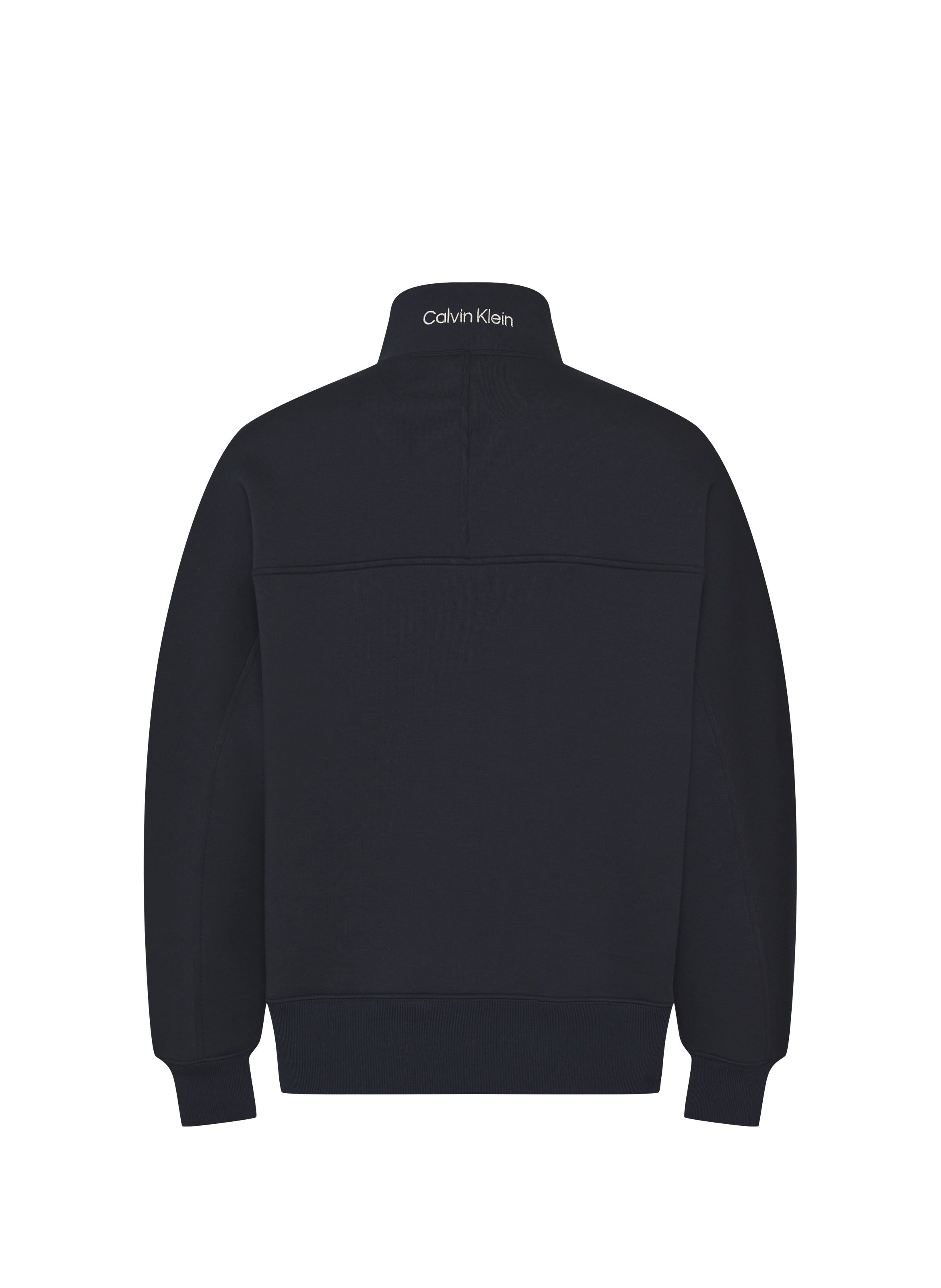 Sweatshirt Spacer imprimé à col zippé CALVIN KLEIN Bleu