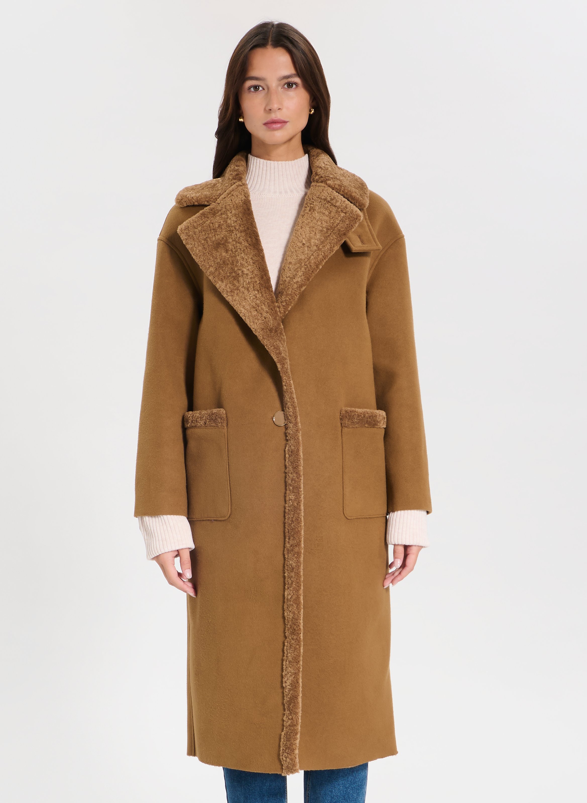 Manteau  myrthe ZAPA Marron