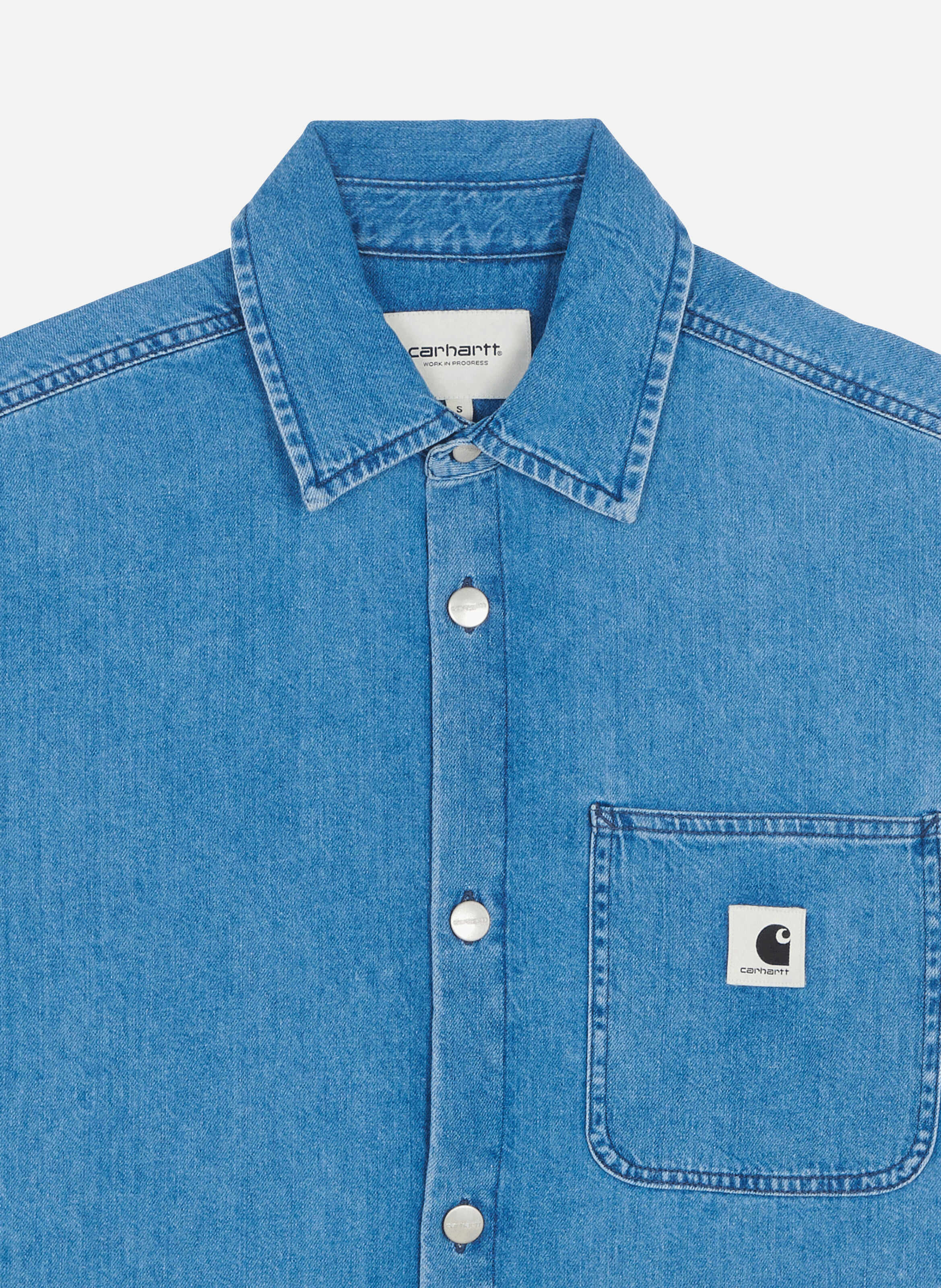 Chemise w' s/s lovilia shirt CARHARTT WIP Bleu