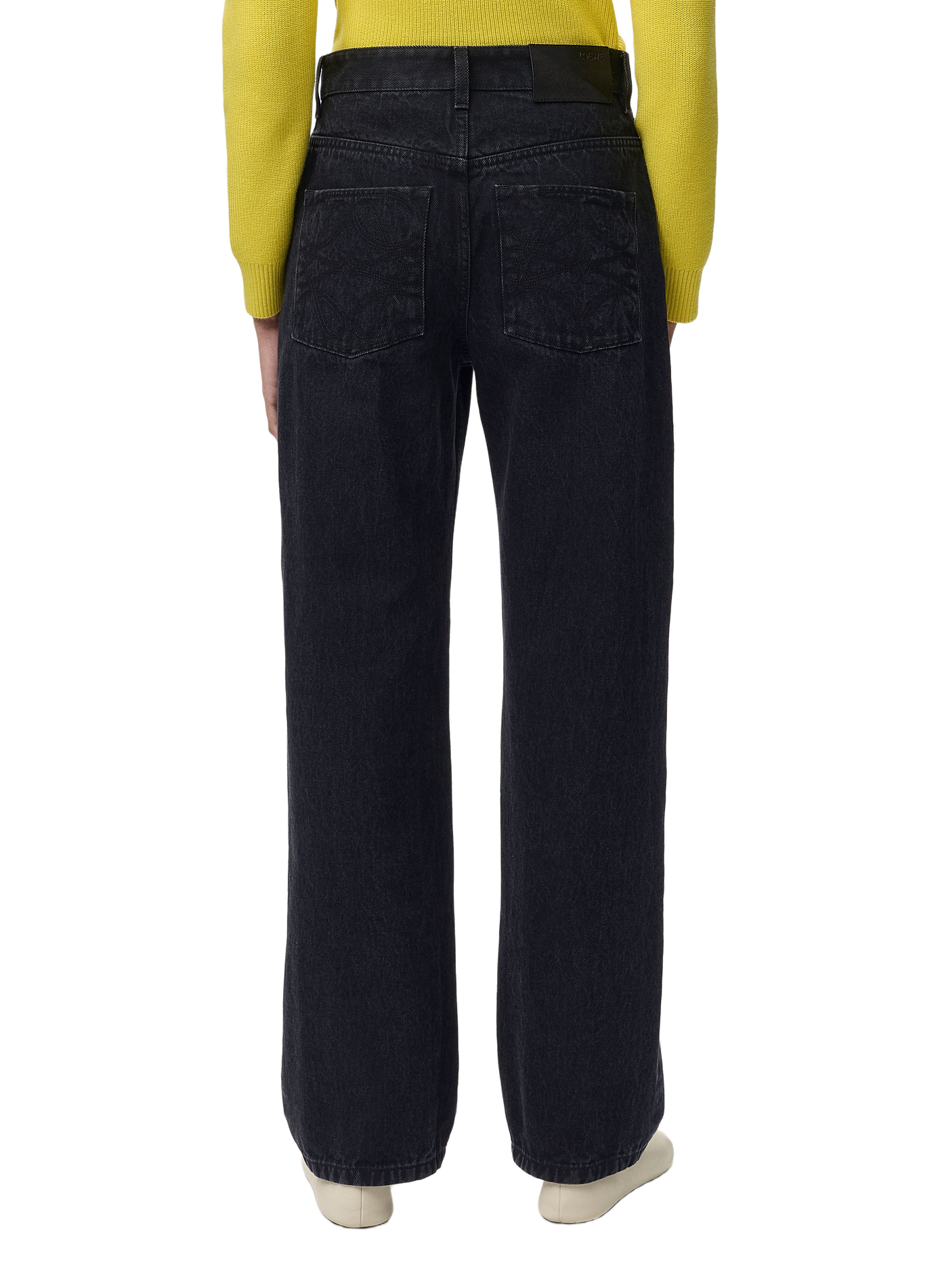Spijkerbroek met katoenen denim LOEWE Zwart