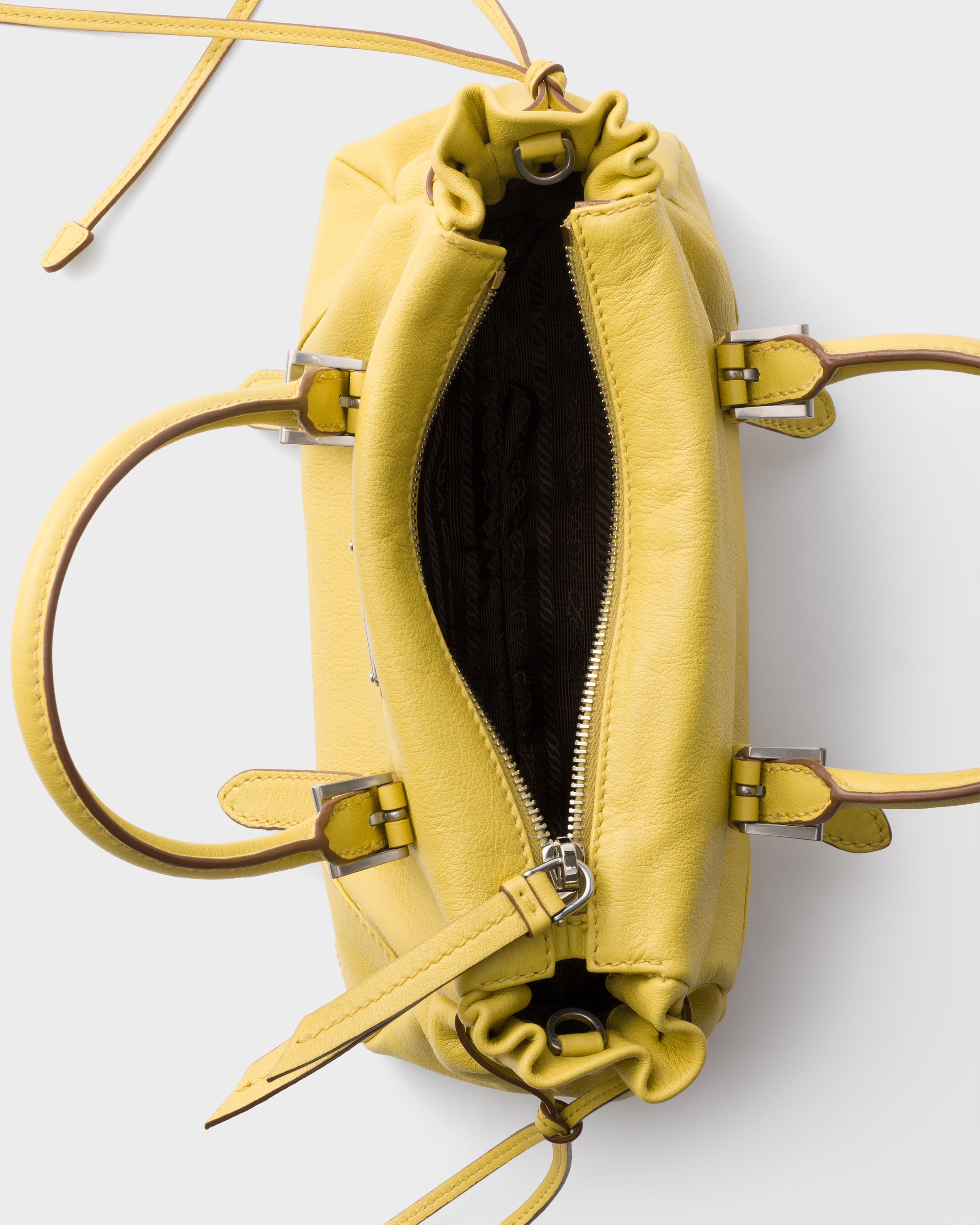 Petit sac prada karin en cuir PRADA Jaune