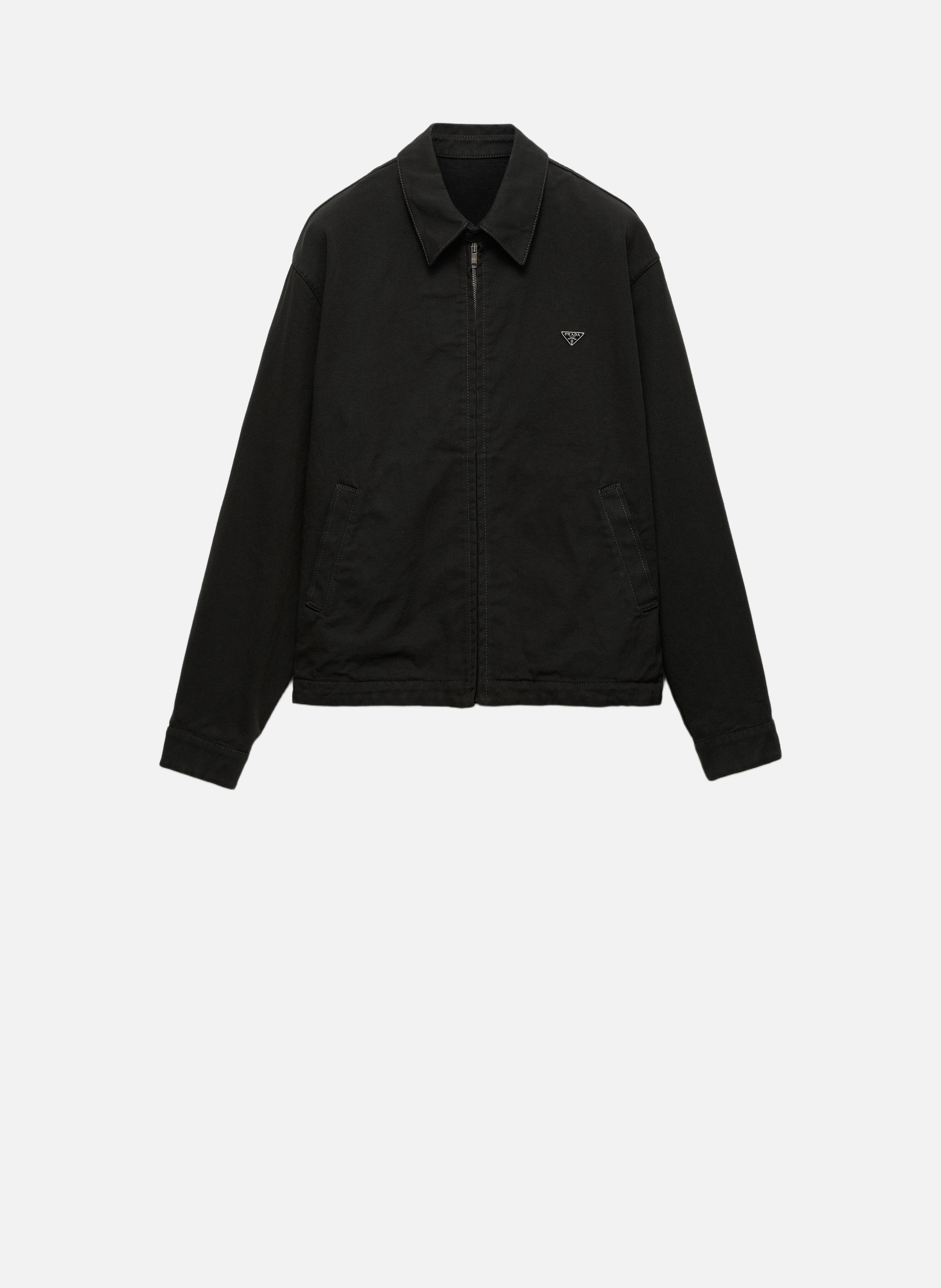 Blouson en denim PRADA Vert
