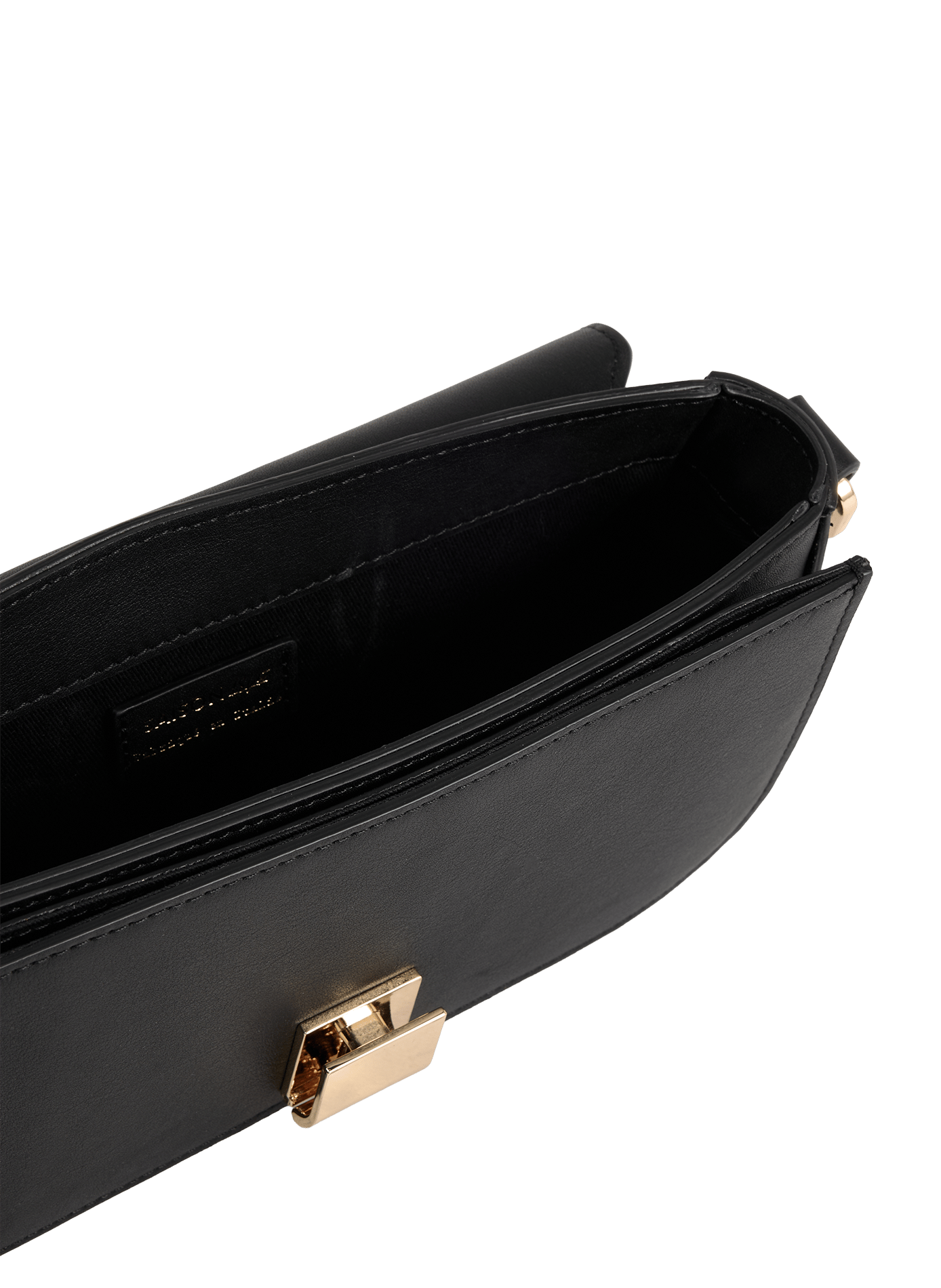 Leather shoulder bag SAISON 1865 Black