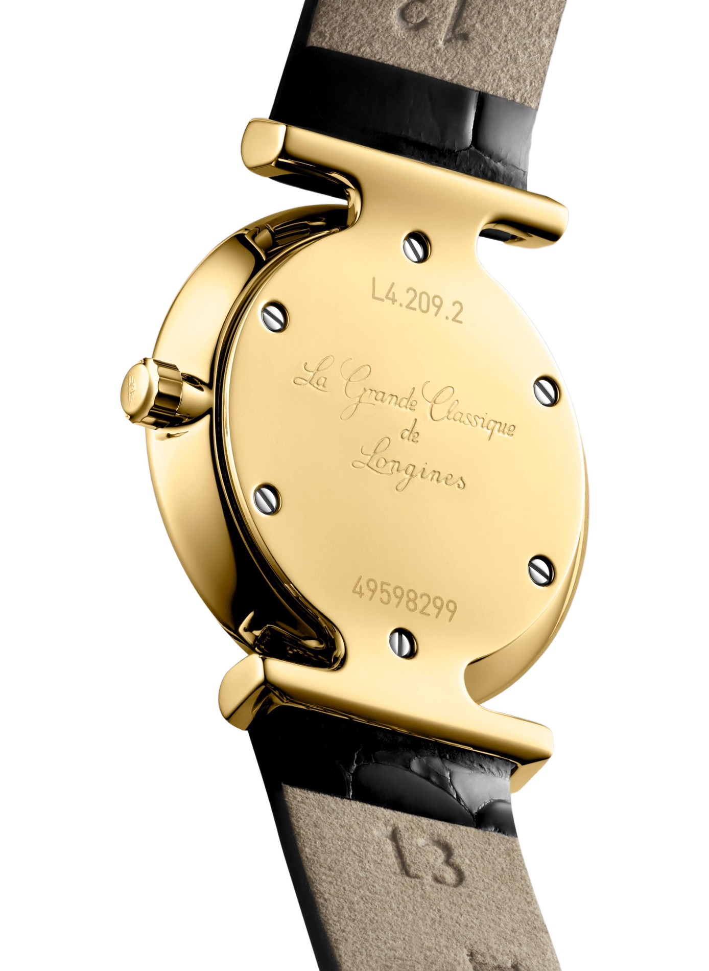 Montre quartz La Grande Classique en cuir LONGINES Blanc