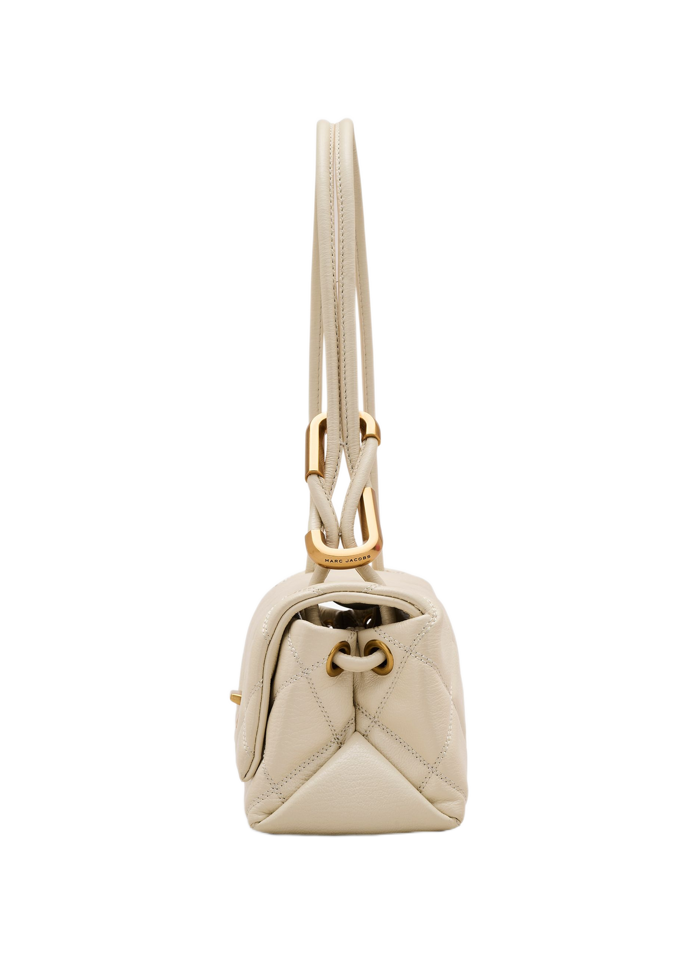 Sac épaule matelassé en cuir  MARC JACOBS Blanc