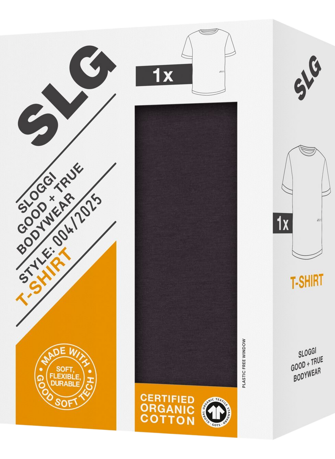 Rundhalsausschnitt T-Shirt aus Baumwollmischung SLOGGI Grau