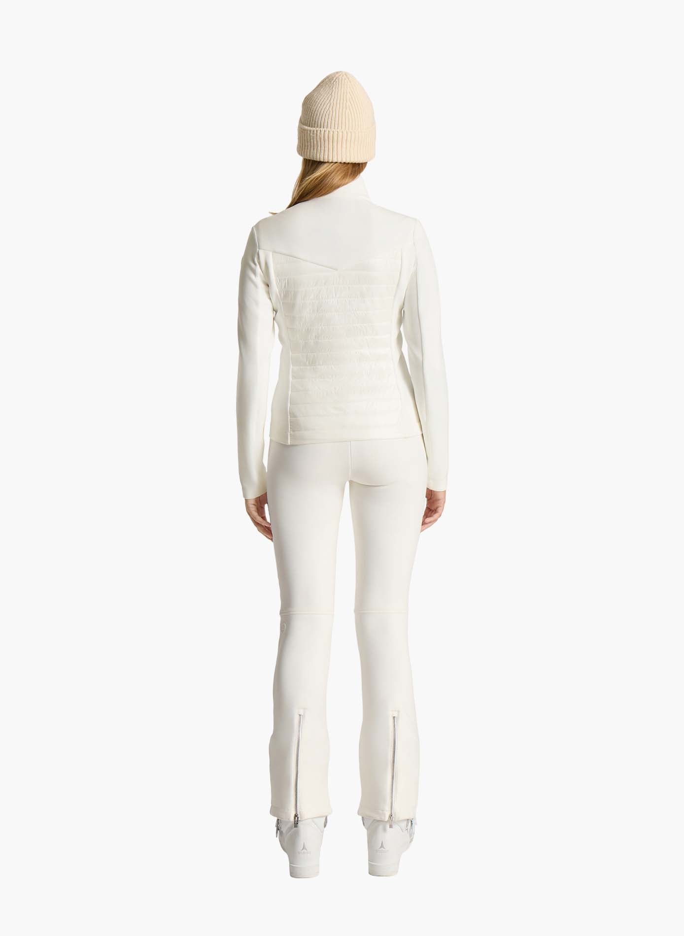 Veste technique asponita col montant coupe ajustée FUSALP Blanc
