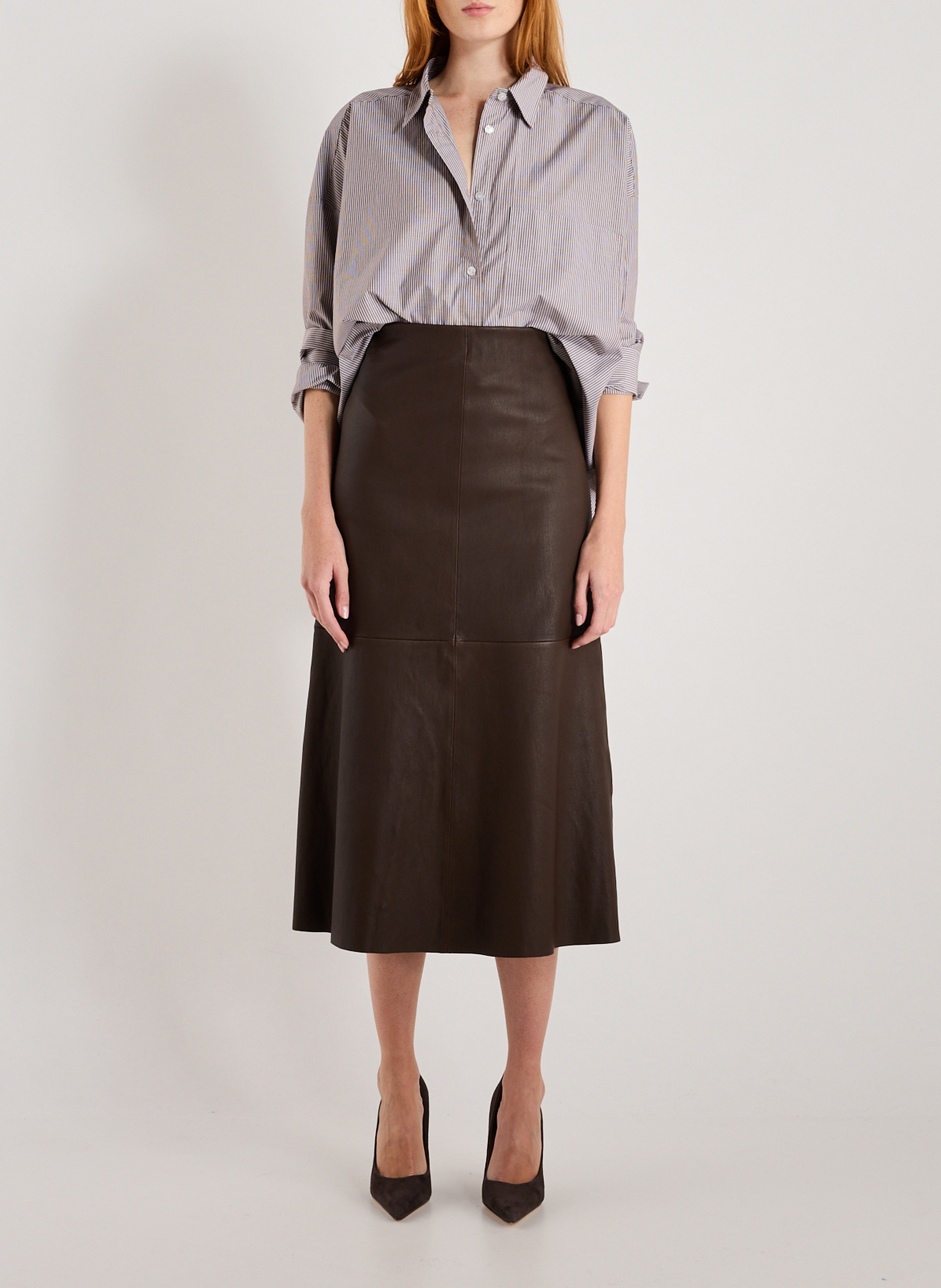 Weite Bio-Baumwollbluse BY MALENE BIRGER Mehrfarbig