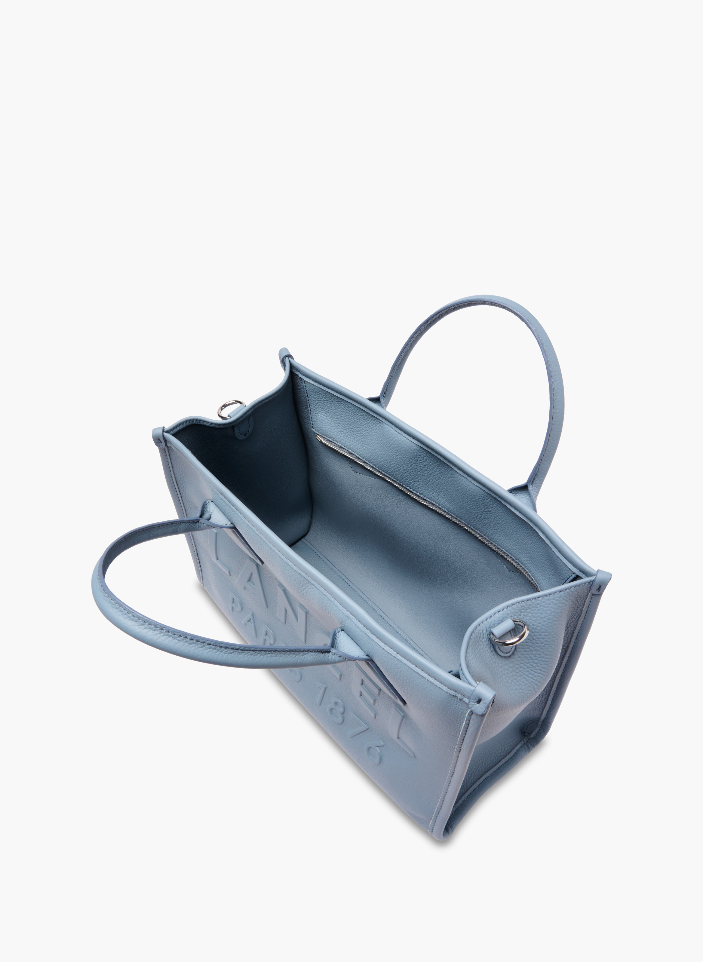 Ritstas m jour van Lancel in leer LANCEL Blauw