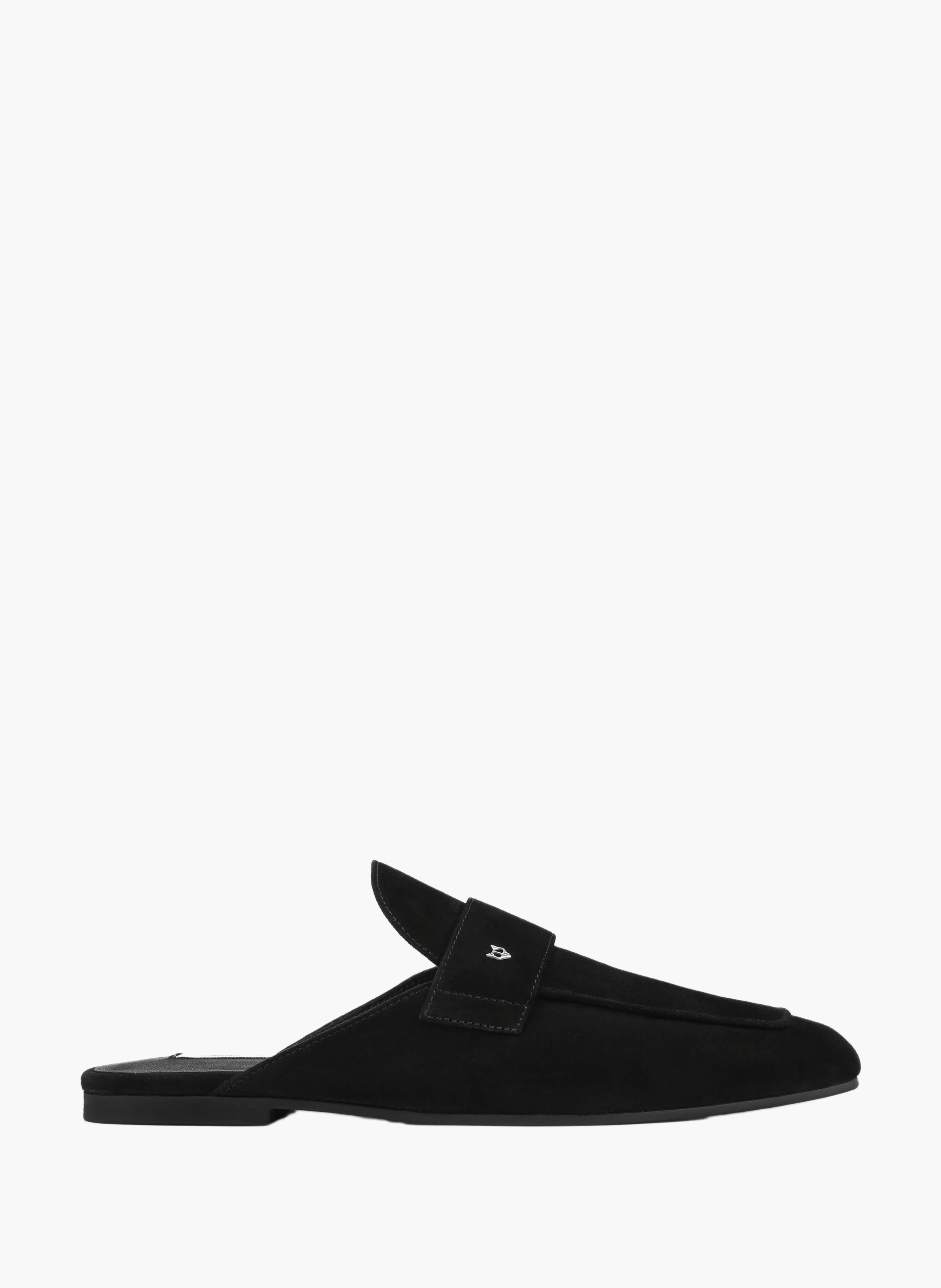 Mocassins bridgerton en daim NAKED WOLFE Noir