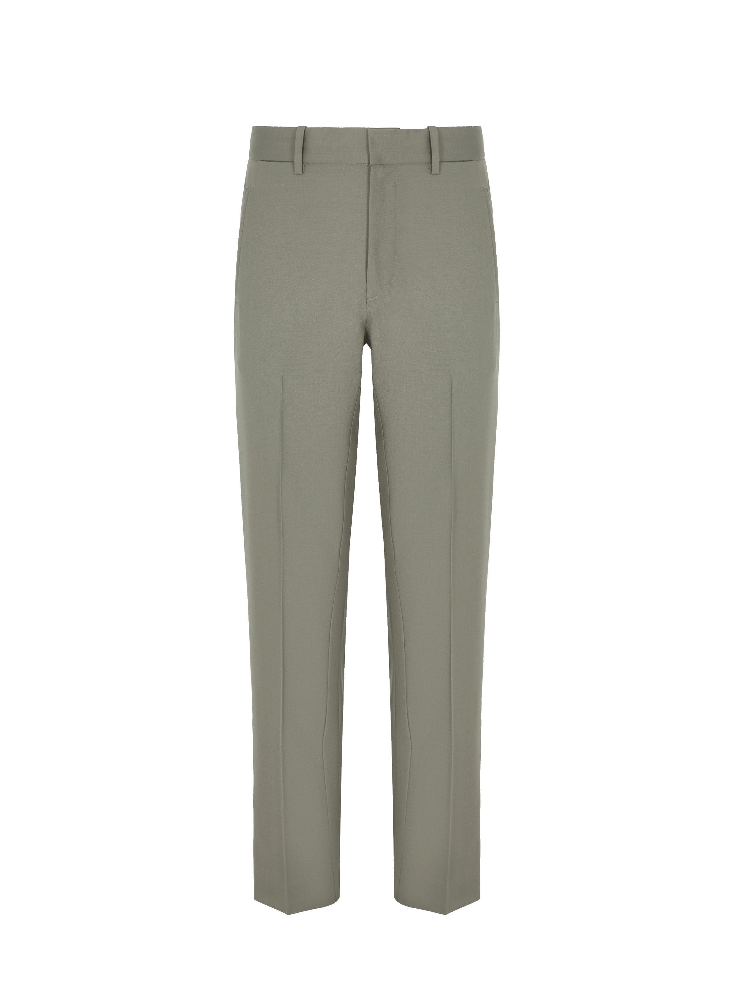 Pantalon droit à taille haute