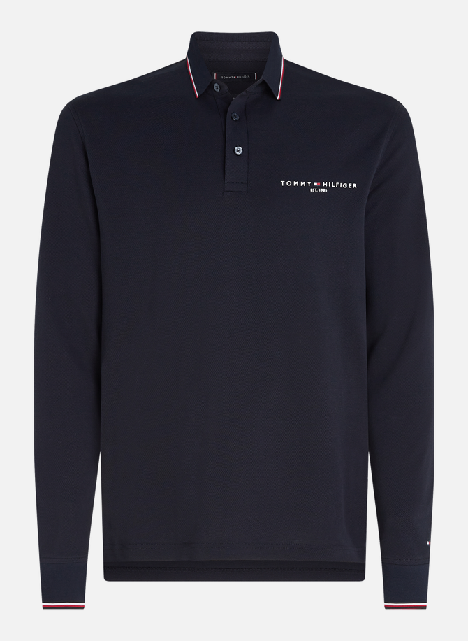 Long-sleeved cotton polo shirt  TOMMY HILFIGER
