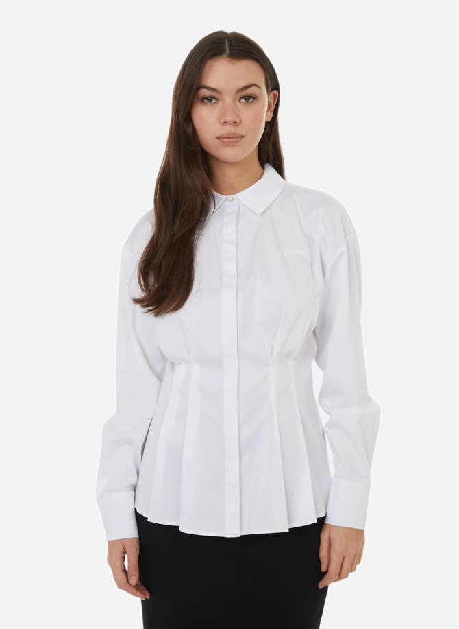 Agata cotton poplin shirt GUESS