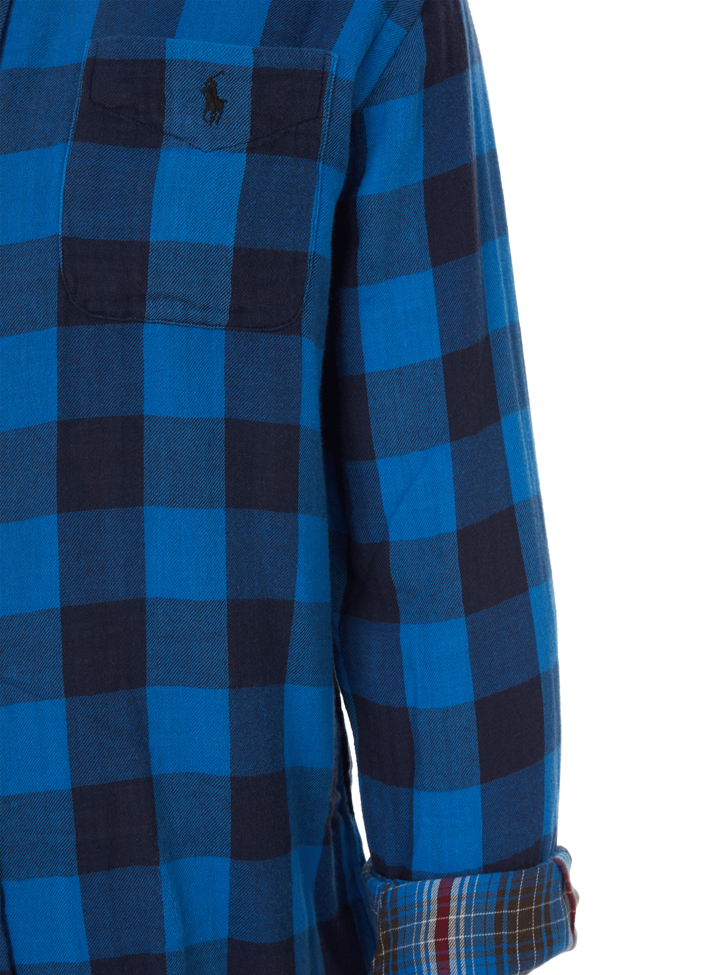 Cotton flannel check shirt POLO RALPH LAUREN Blue