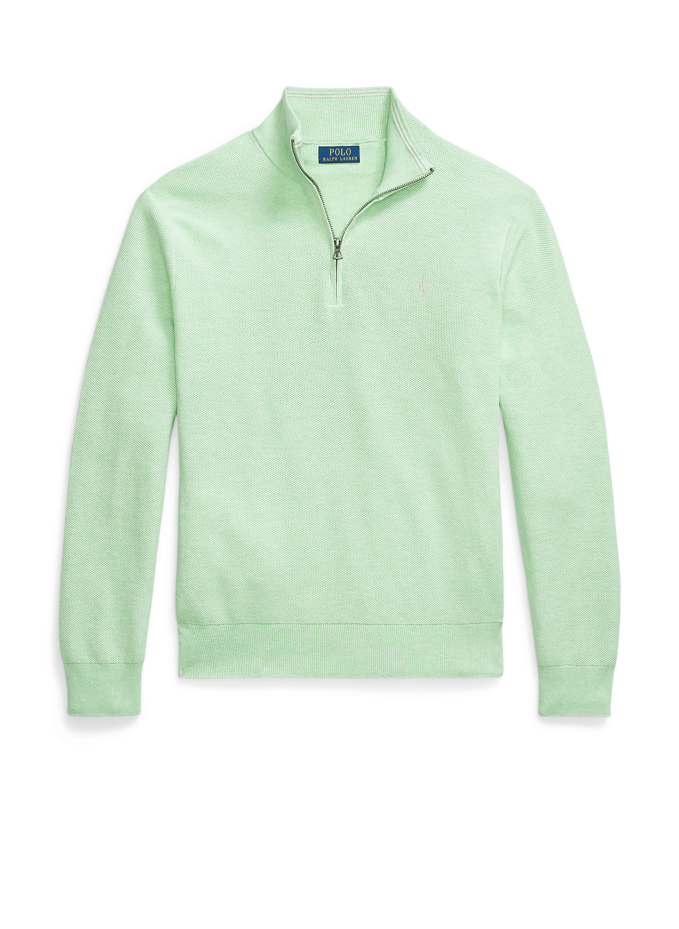 Cotton high-neck jumper POLO RALPH LAUREN Green