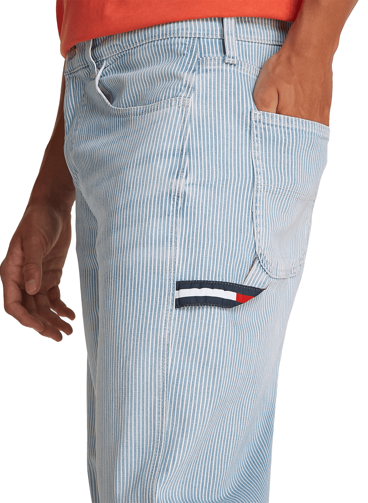 Straight Striped Jeans TOMMY HILFIGER Blue