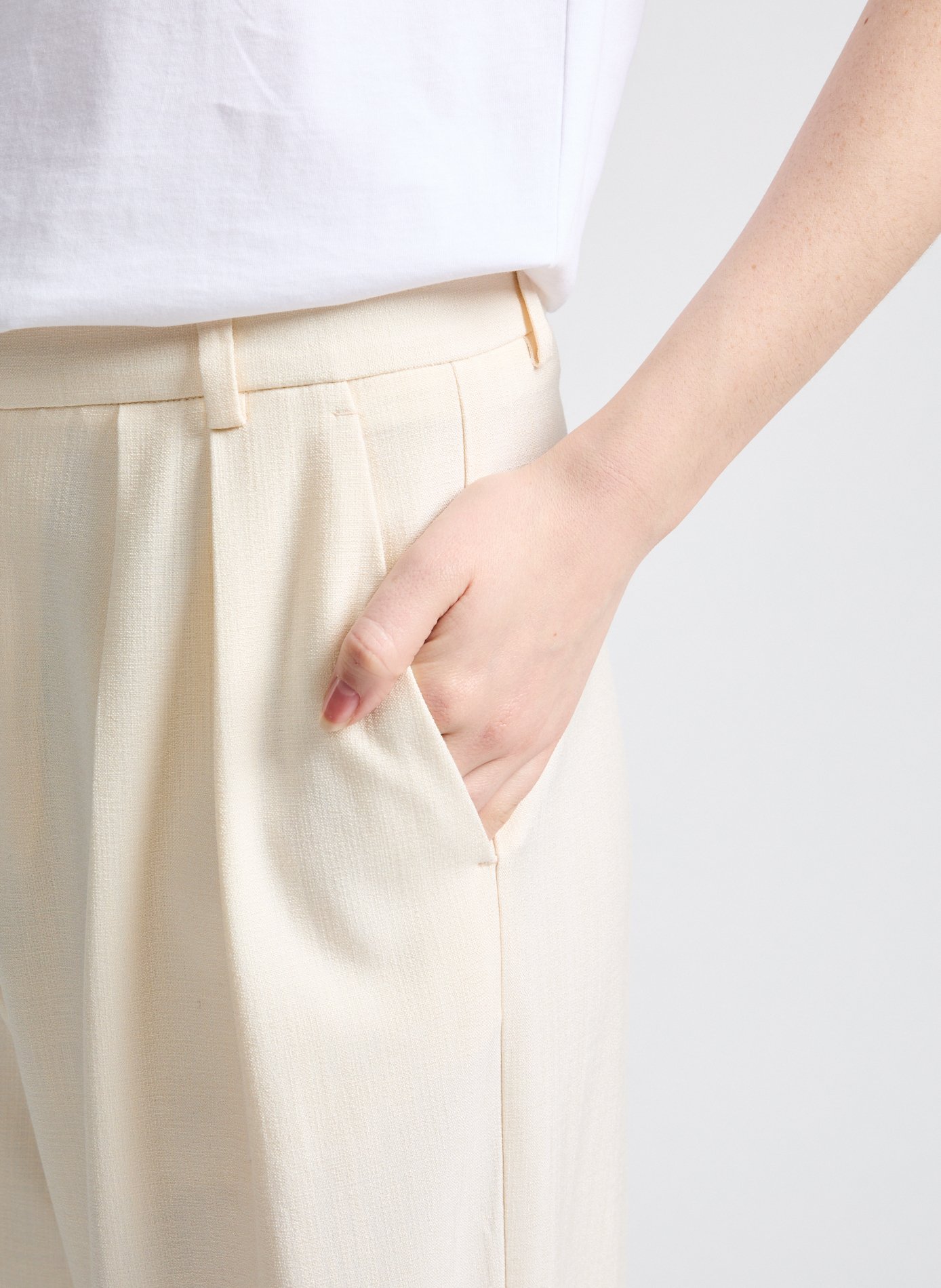Pantalon texturé VARGONE SAISON 1865 Beige