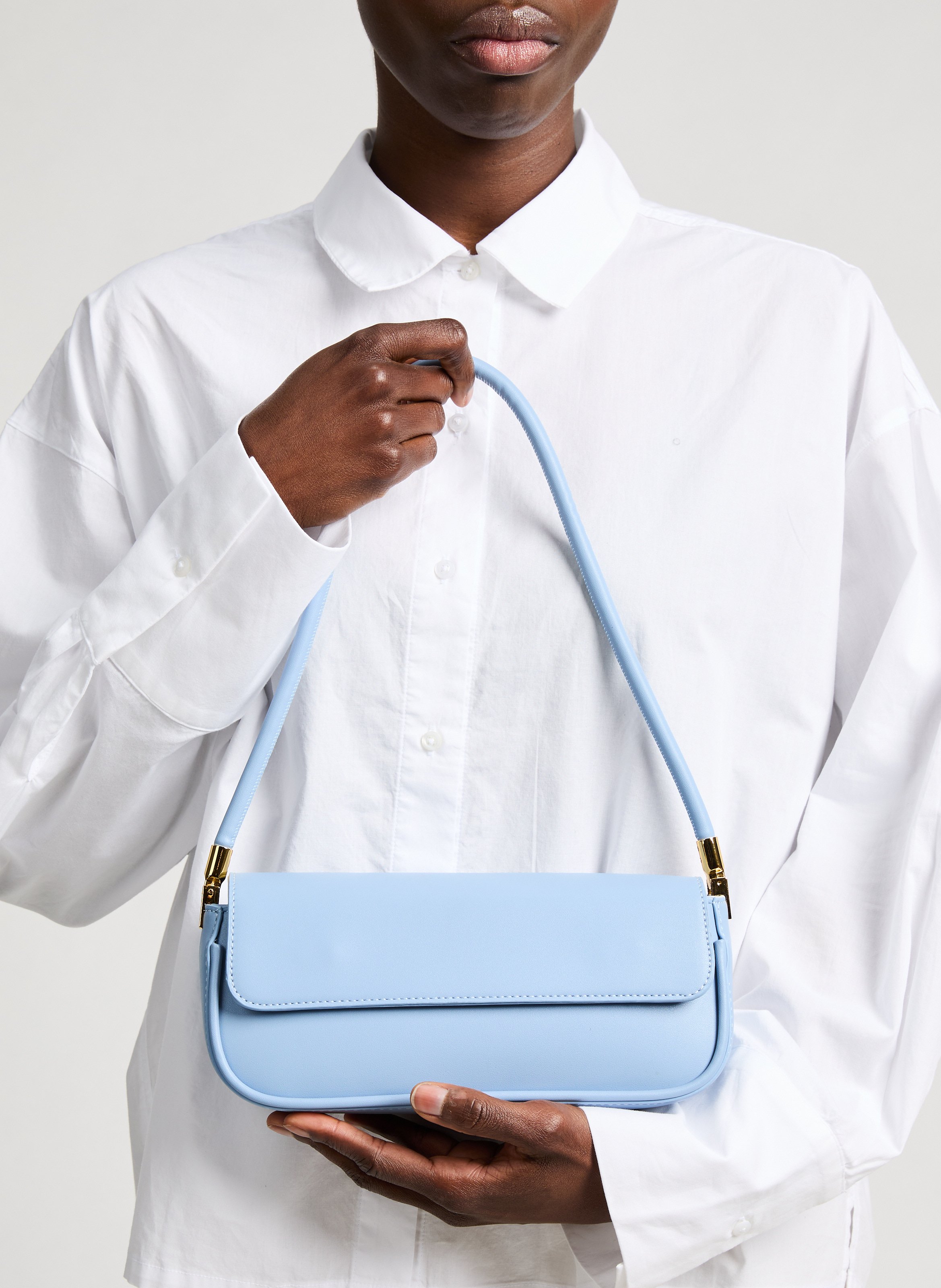 Baguette handbag  AU PRINTEMPS PARIS Blue