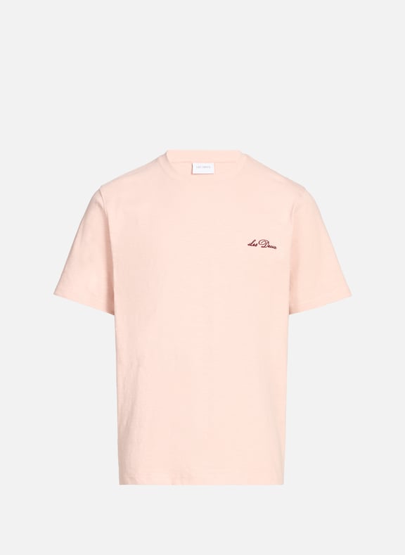 Patterned cotton T-shirt Pink by LES DEUX LES DEUX Patterned cotton T-shirt Pink