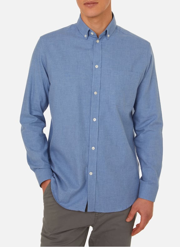 Chemise en coton Bleu by AU PRINTEMPS PARIS AU PRINTEMPS PARIS Chemise en coton Bleu