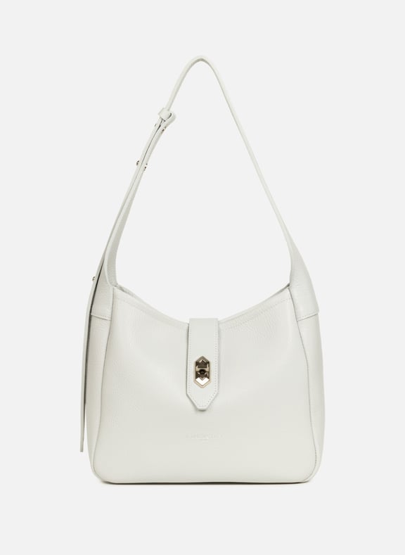 Petit sac seau - top double Gris by LANCASTER LANCASTER Petit sac seau - top double Gris