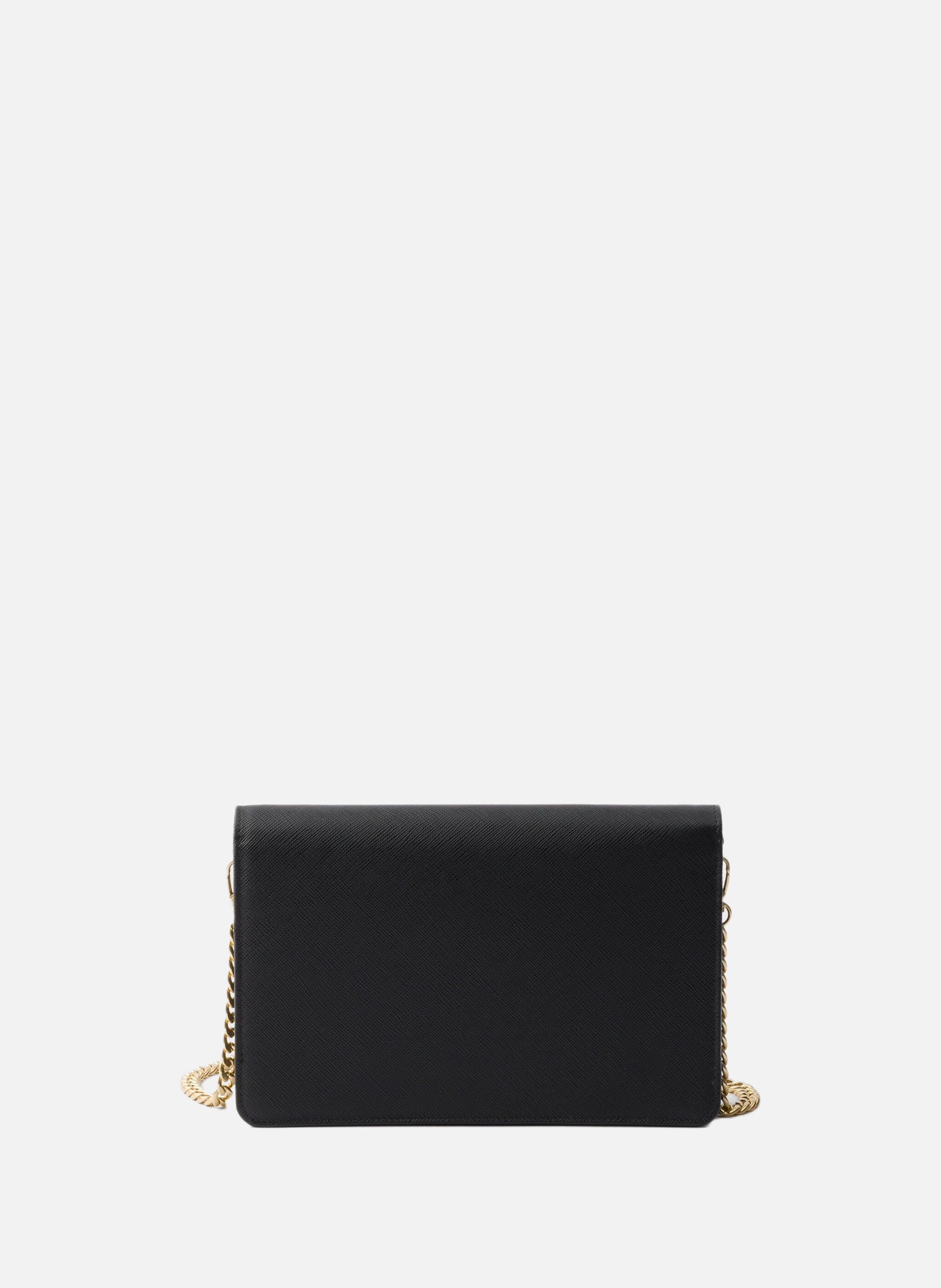 Mini-sac en cuir saffiano PRADA Noir