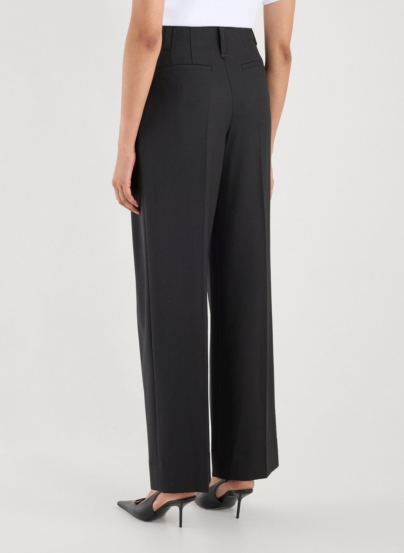 Elasticated trousers VICTORIA BECKHAM Black