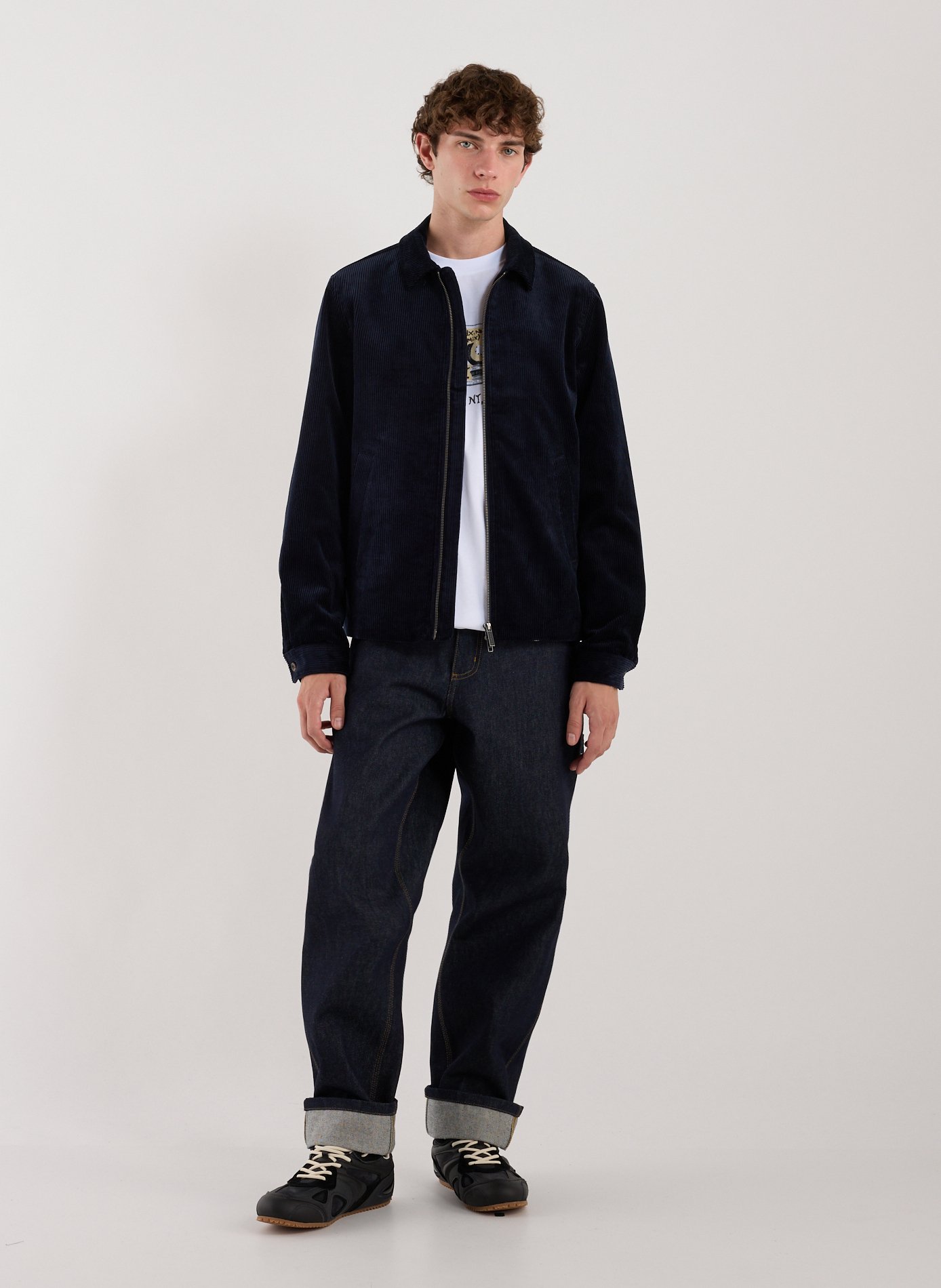 Blouson côtelé LES DEUX Bleu