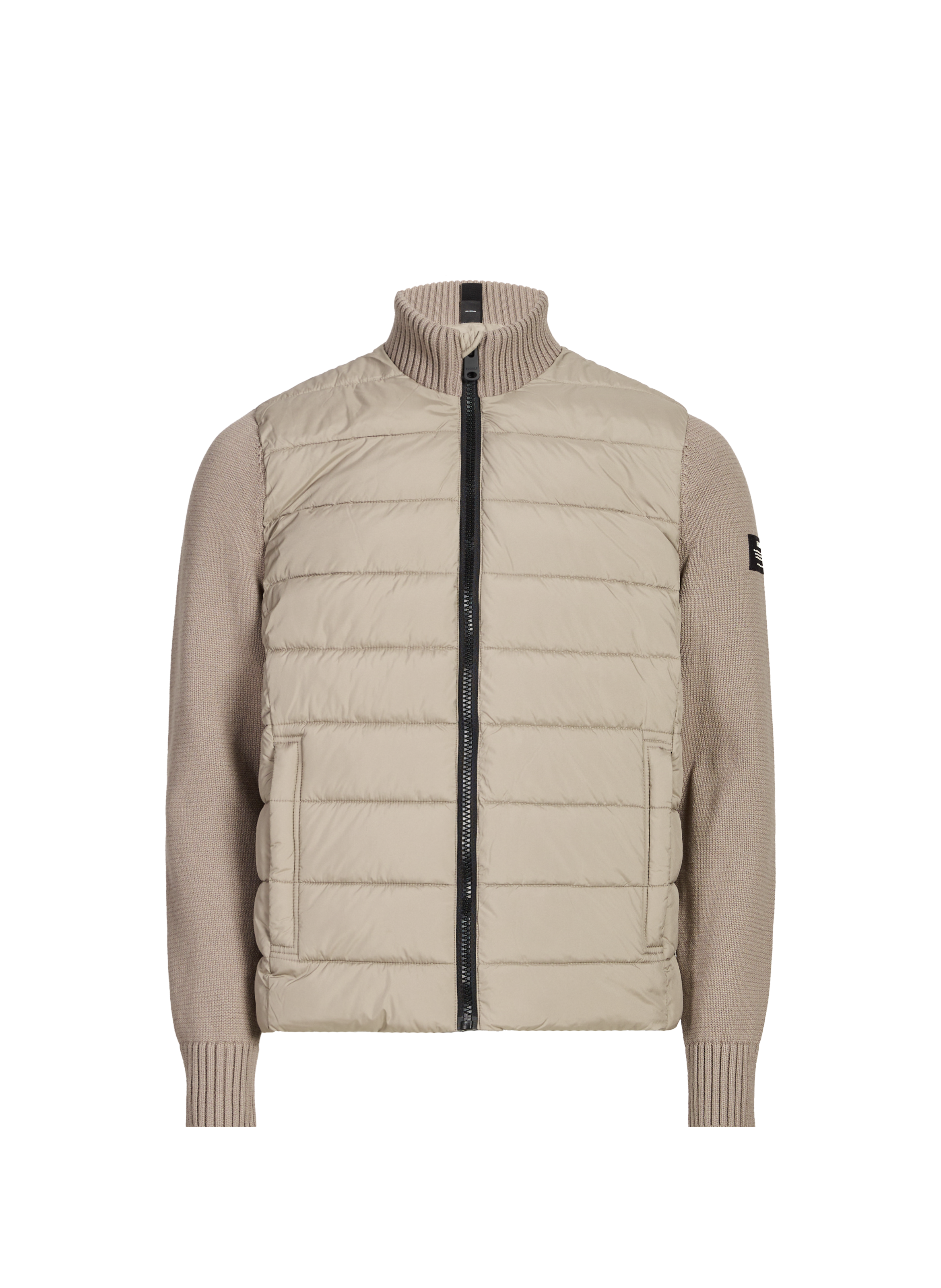 ECOALF Bimi two-material jacket Beige