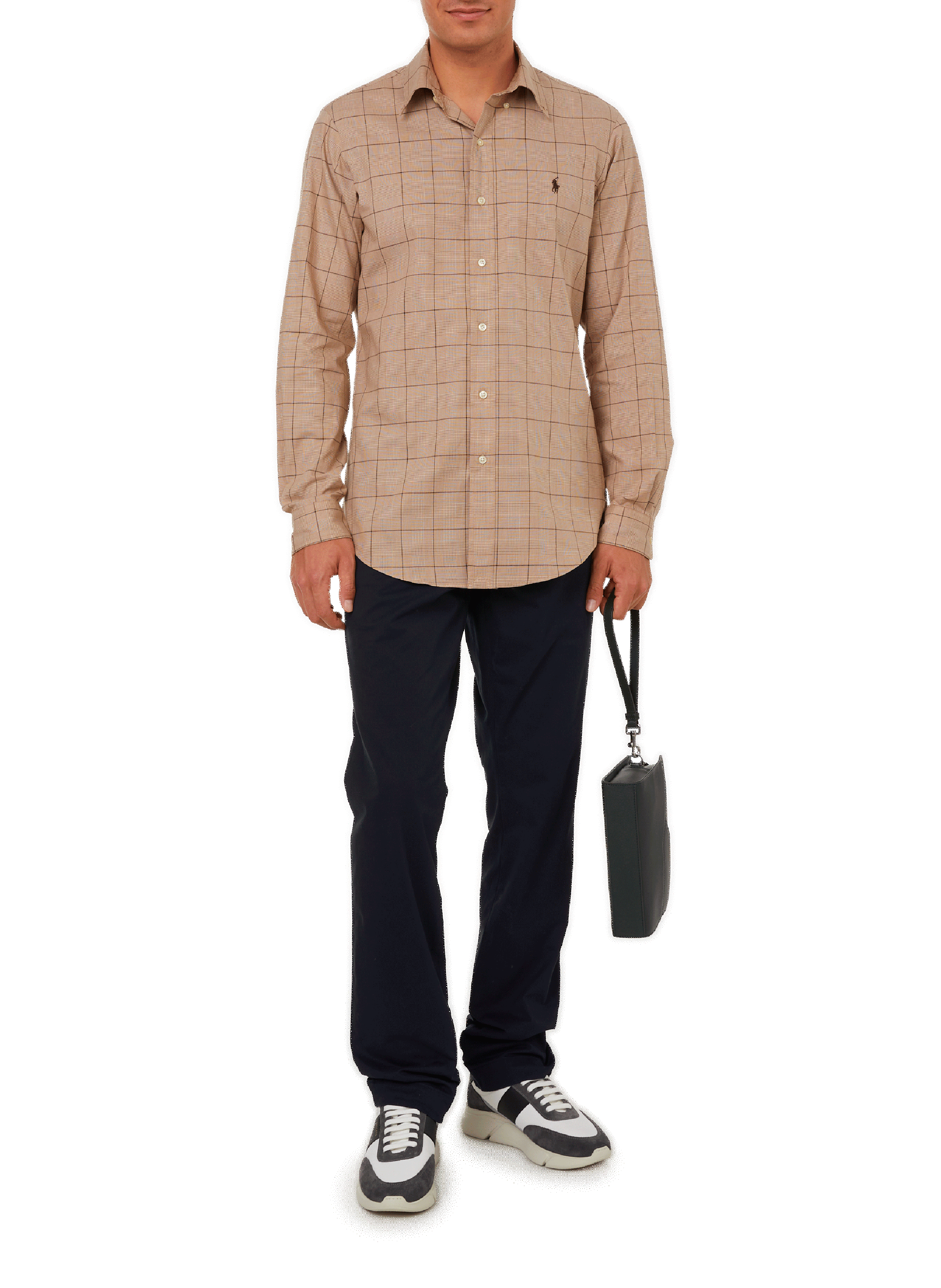 Cotton check shirt POLO RALPH LAUREN Brown