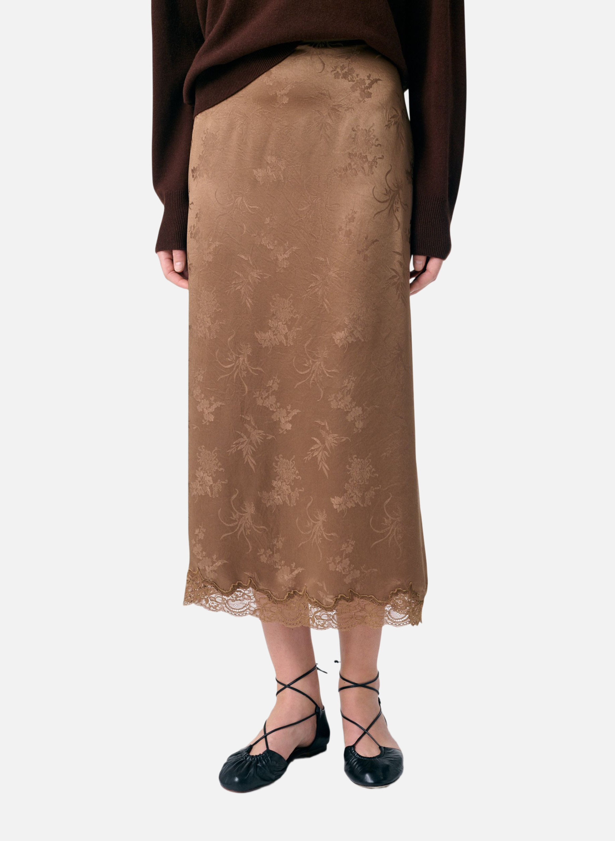 Jupe geraldina VANESSA BRUNO Marron