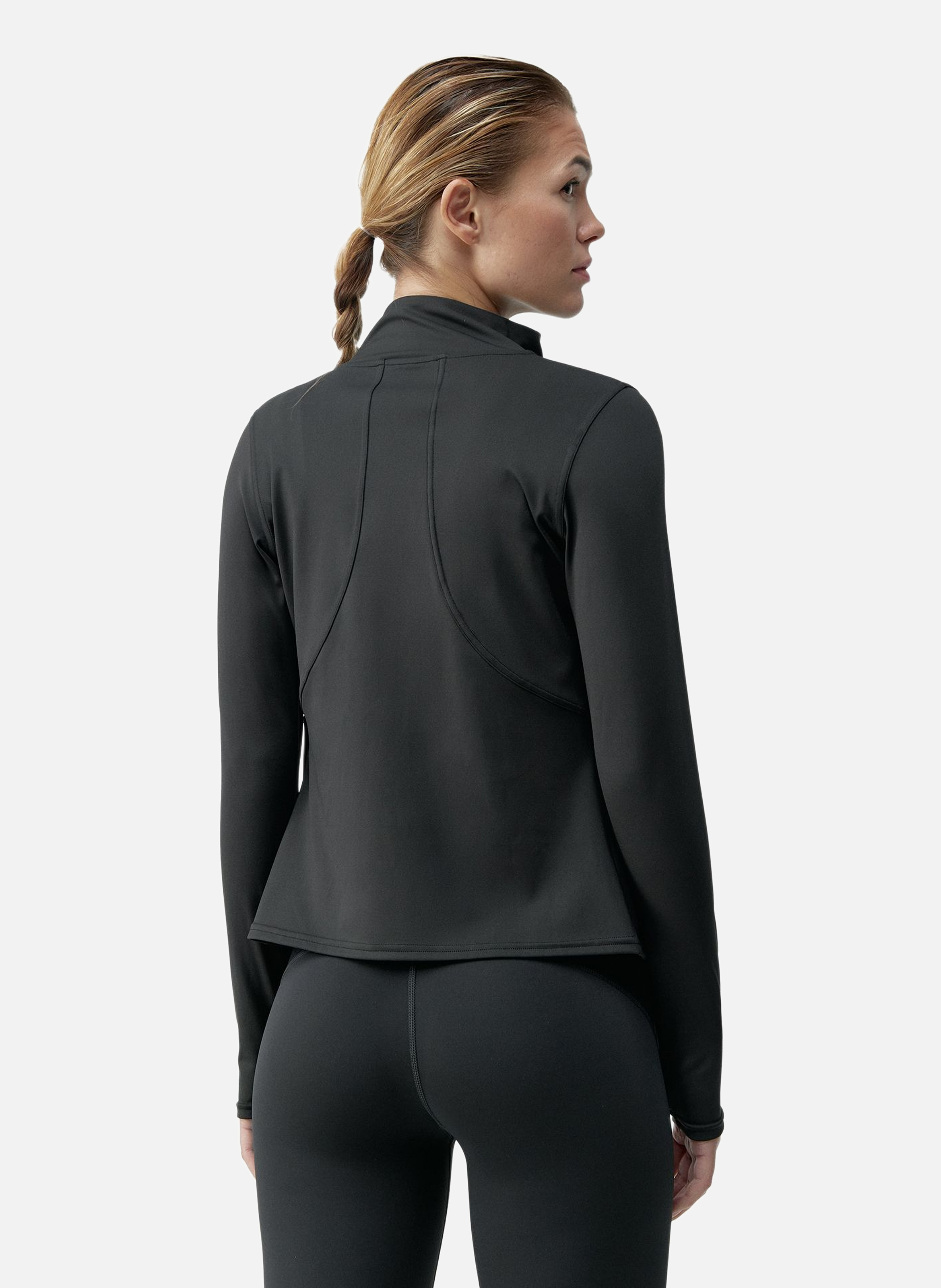 Veste de sport zippée performance athleisure ivet BORN LIVING YOGA Noir