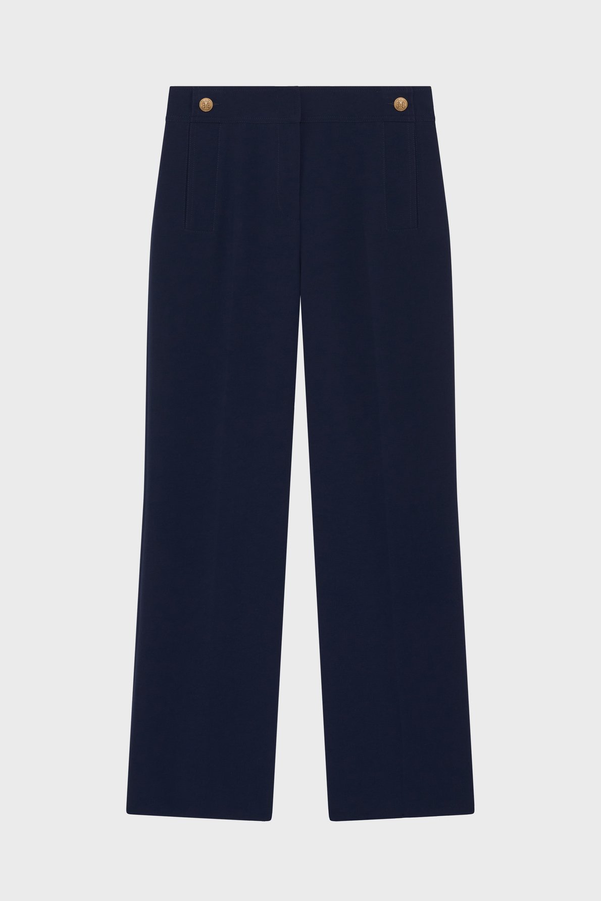 Pantalon fluide à pont - brielle PABLO Bleu