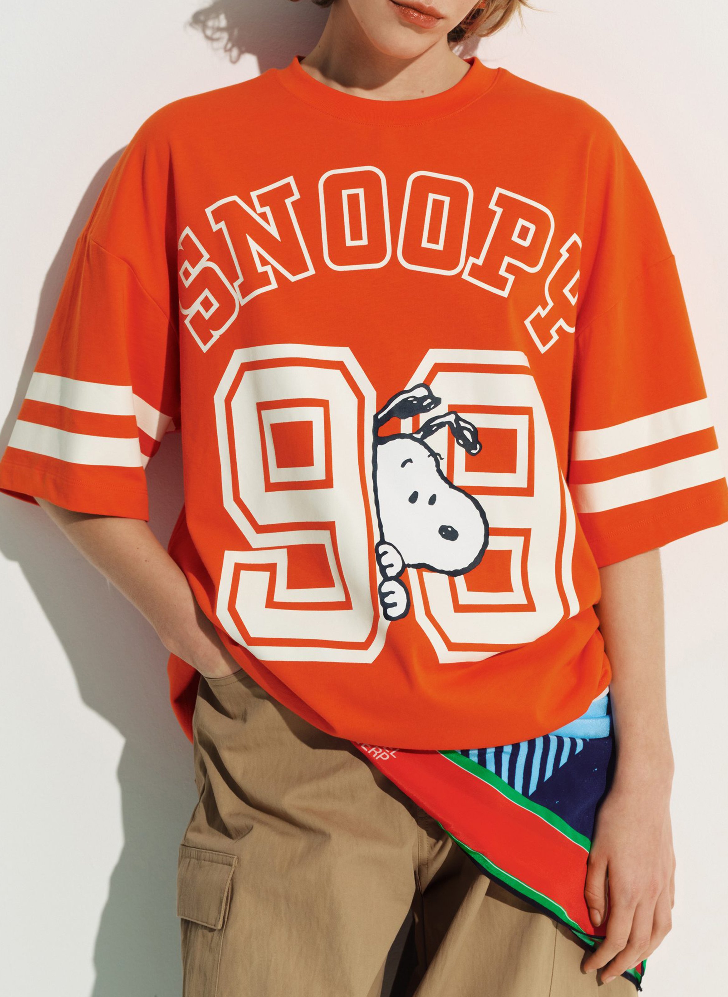 Tee-shirt col rond en coton joopio ESSENTIEL ANTWERP Orange