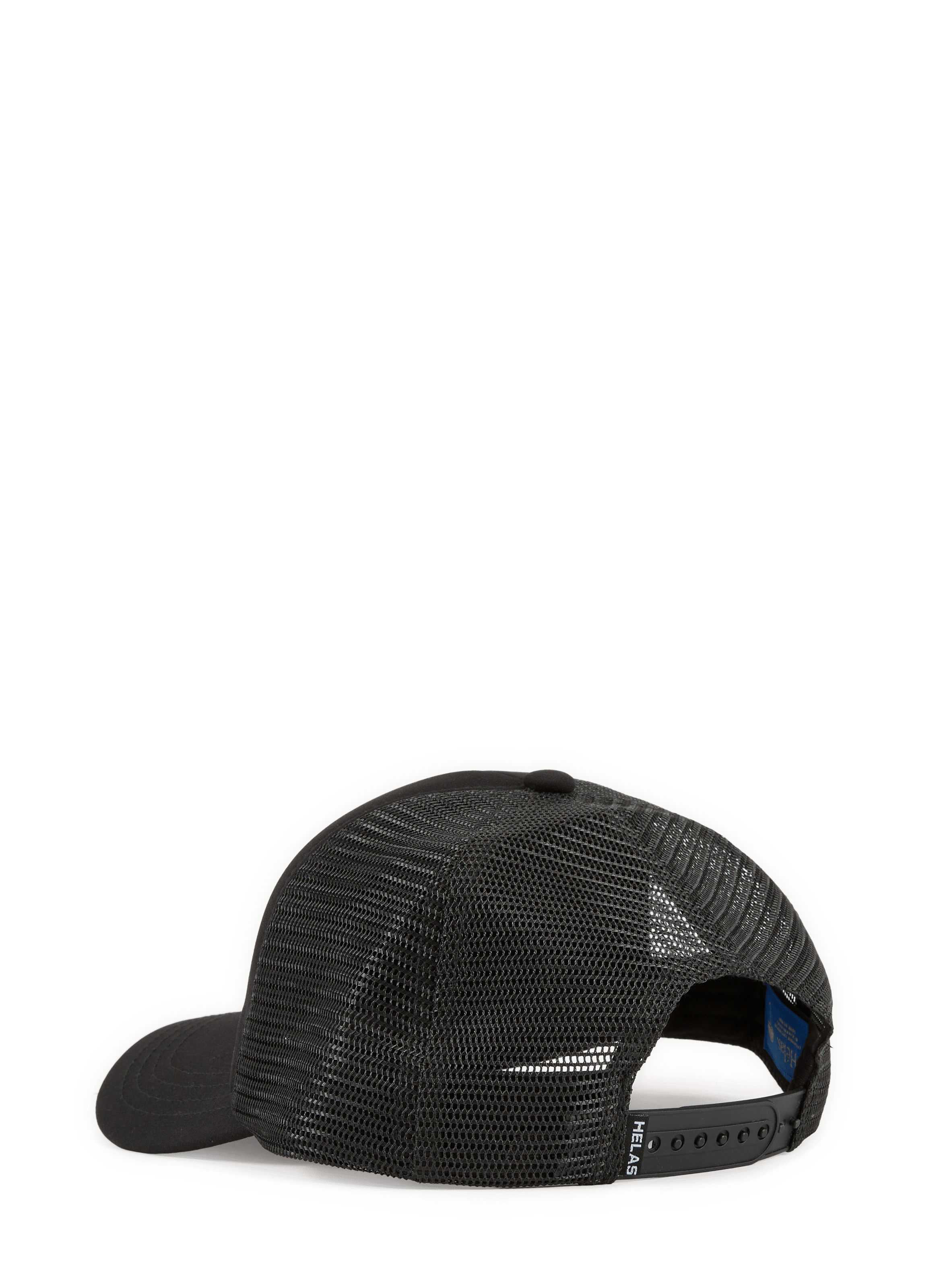 Casquette à logo brodé en coton HELAS CAPS Noir