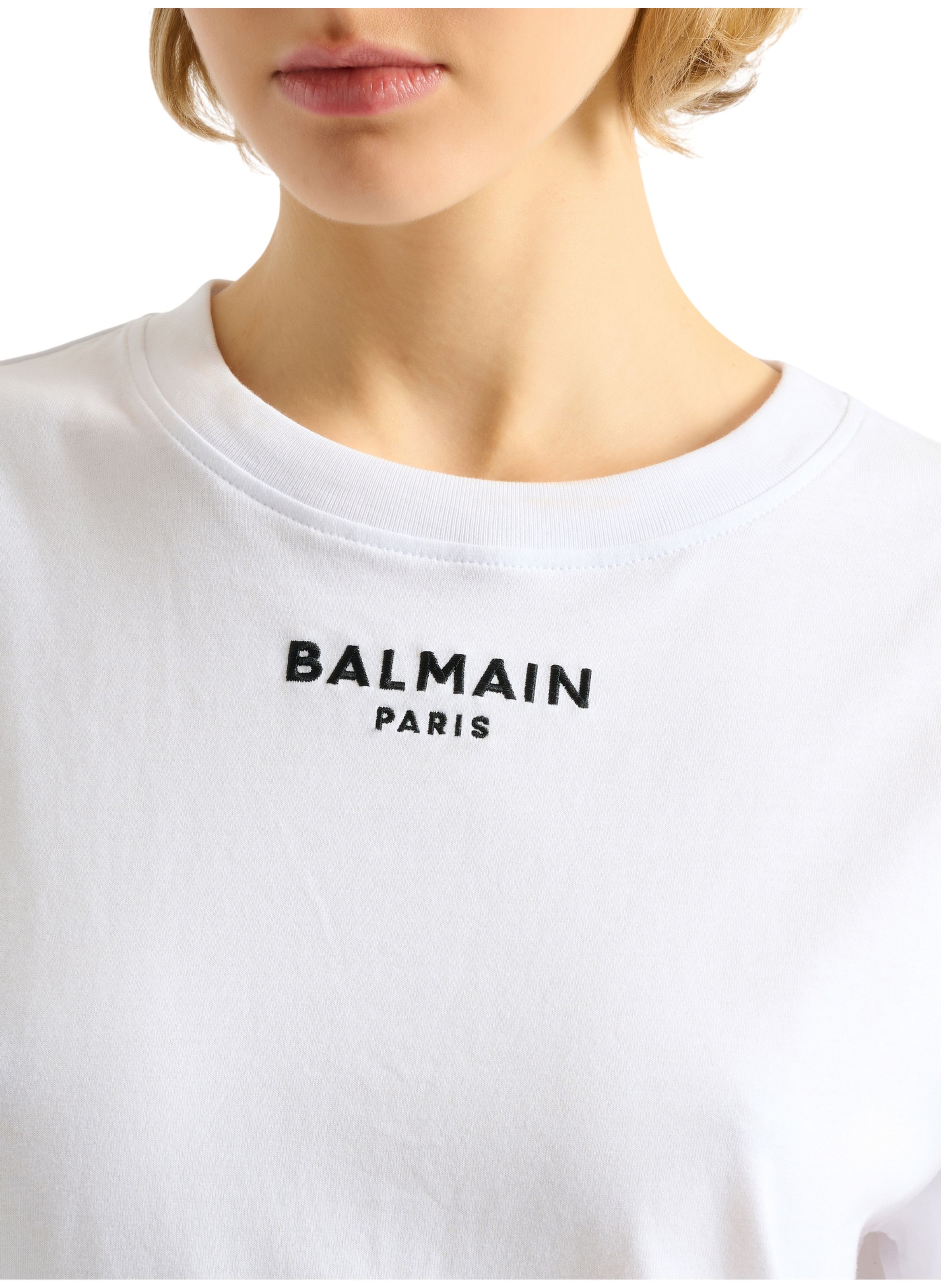 T-shirt balmain paris brodé BALMAIN Blanc