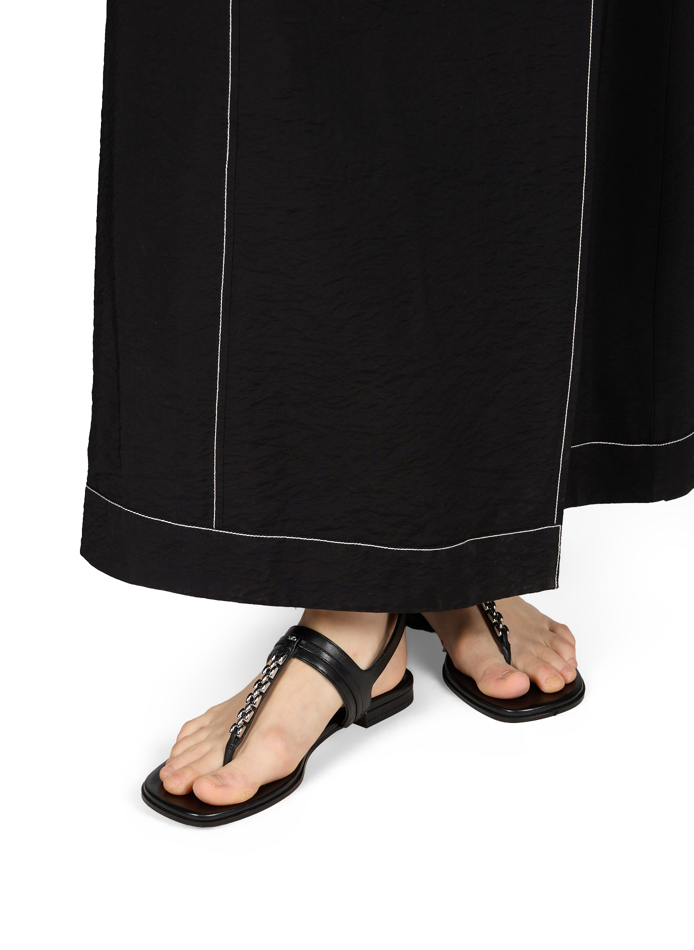 Sandali Marcia in pelle MICHAEL KORS Nero