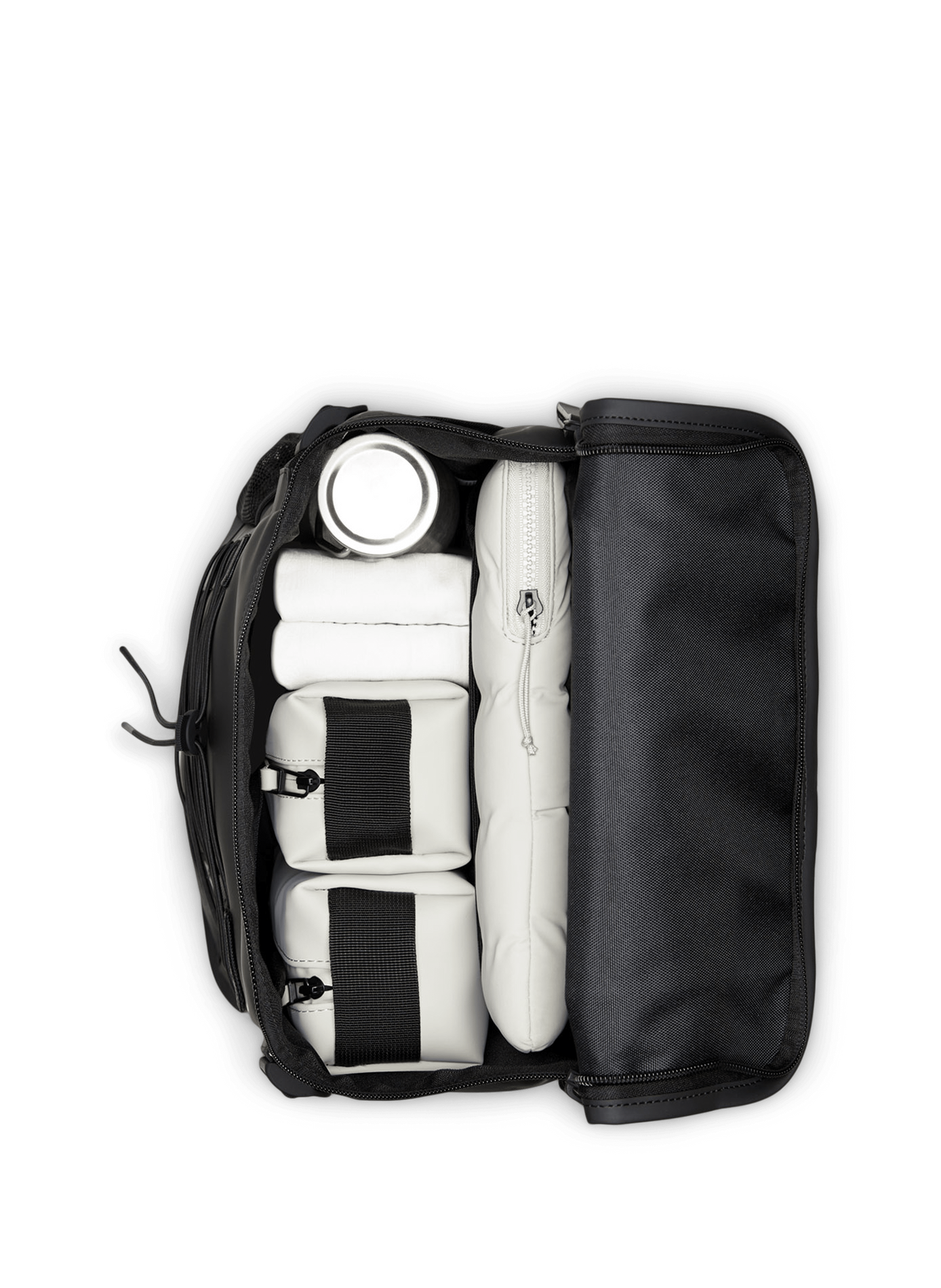 Sac à dos Trail Mountaineer à coupe boxy RAINS Noir