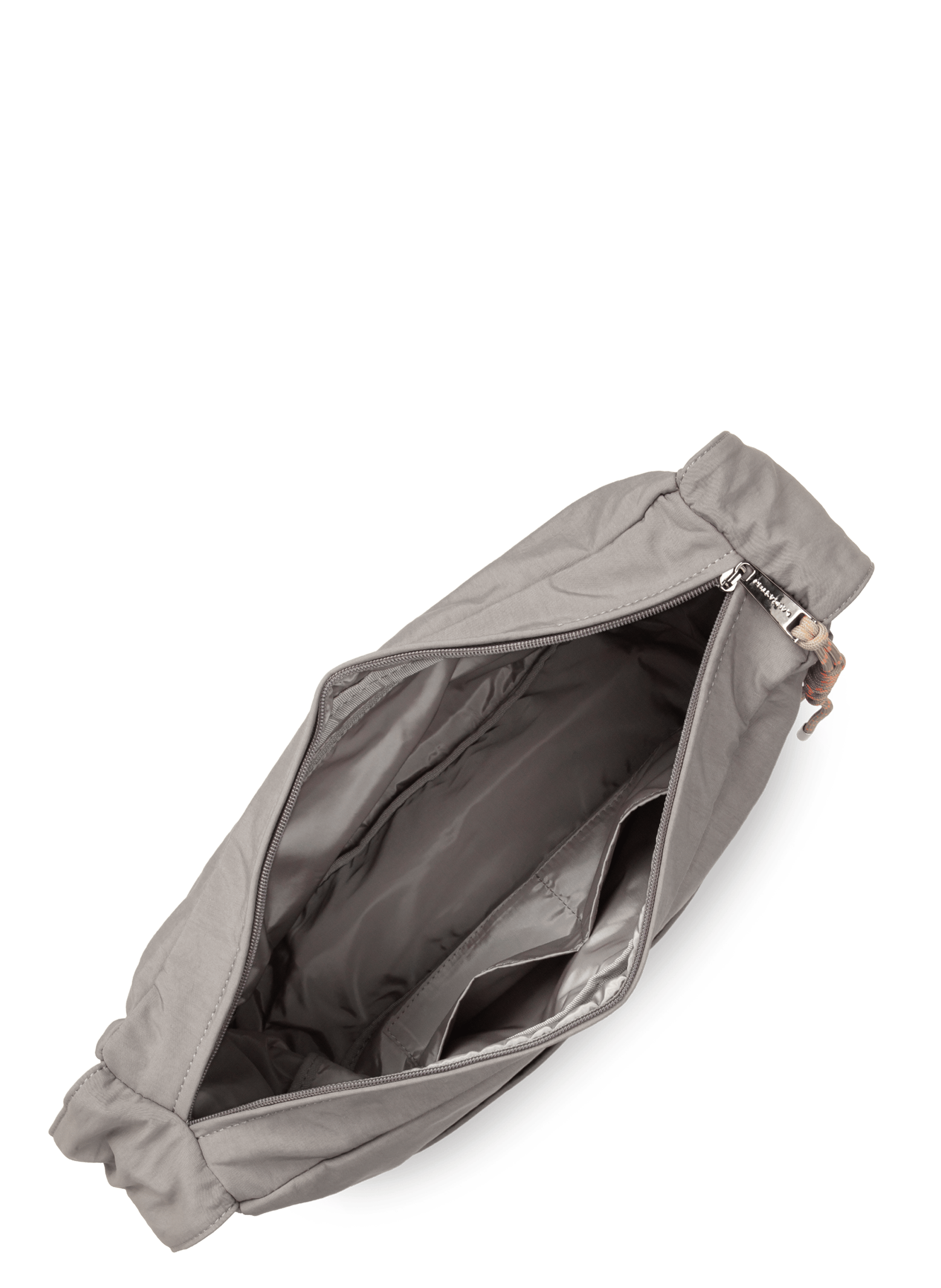 Grand sac besace - basic love LANCASTER Gris
