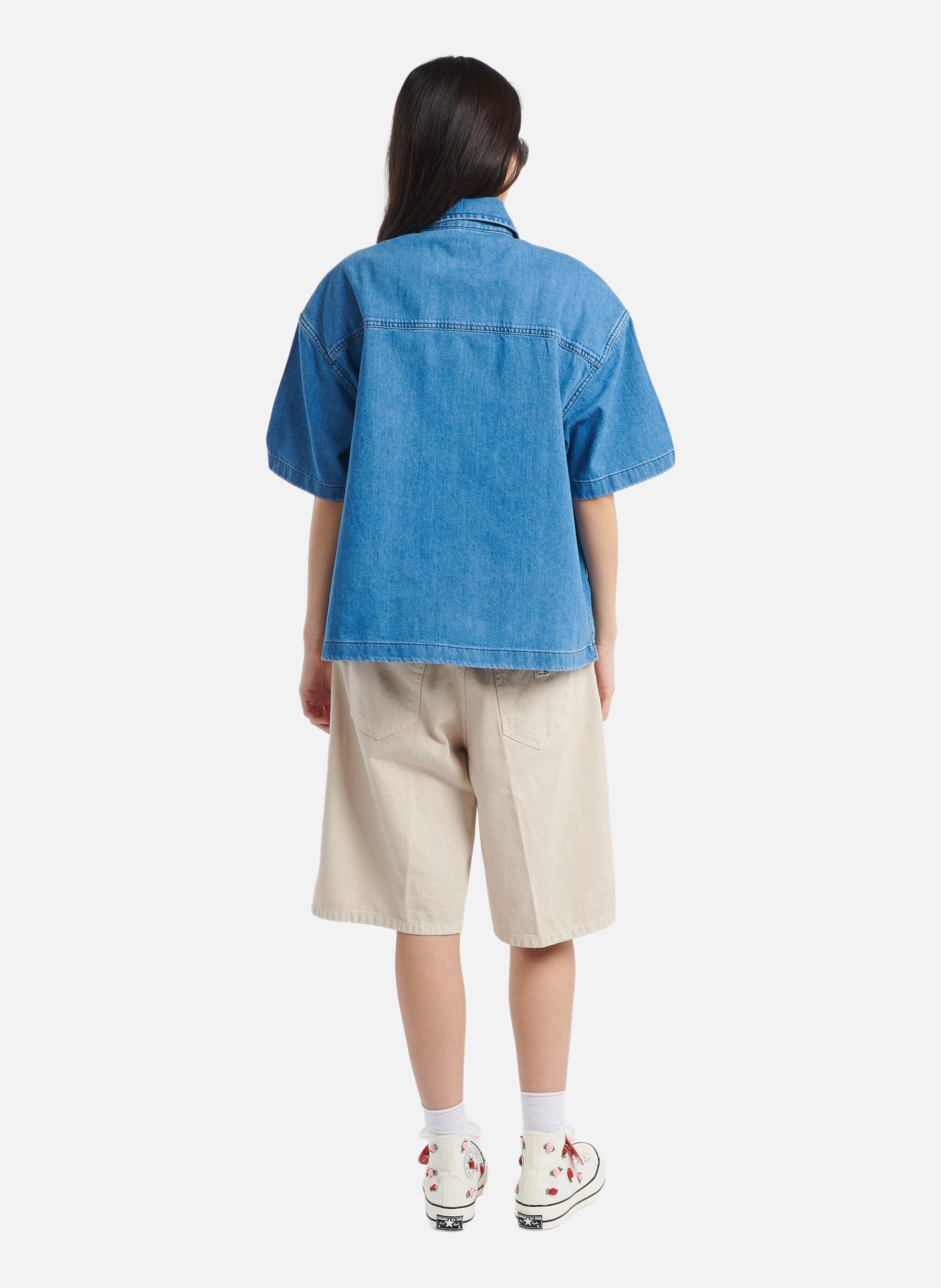 Chemise w' s/s lovilia shirt CARHARTT WIP Bleu