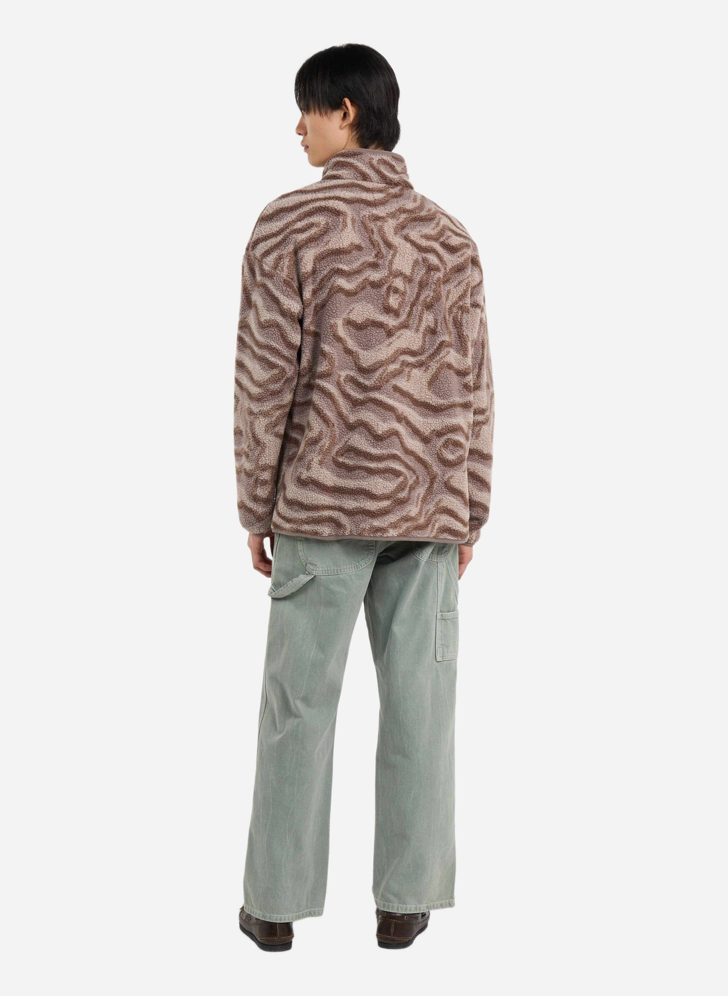 Polaire helvetia ii printed half COLUMBIA Marron