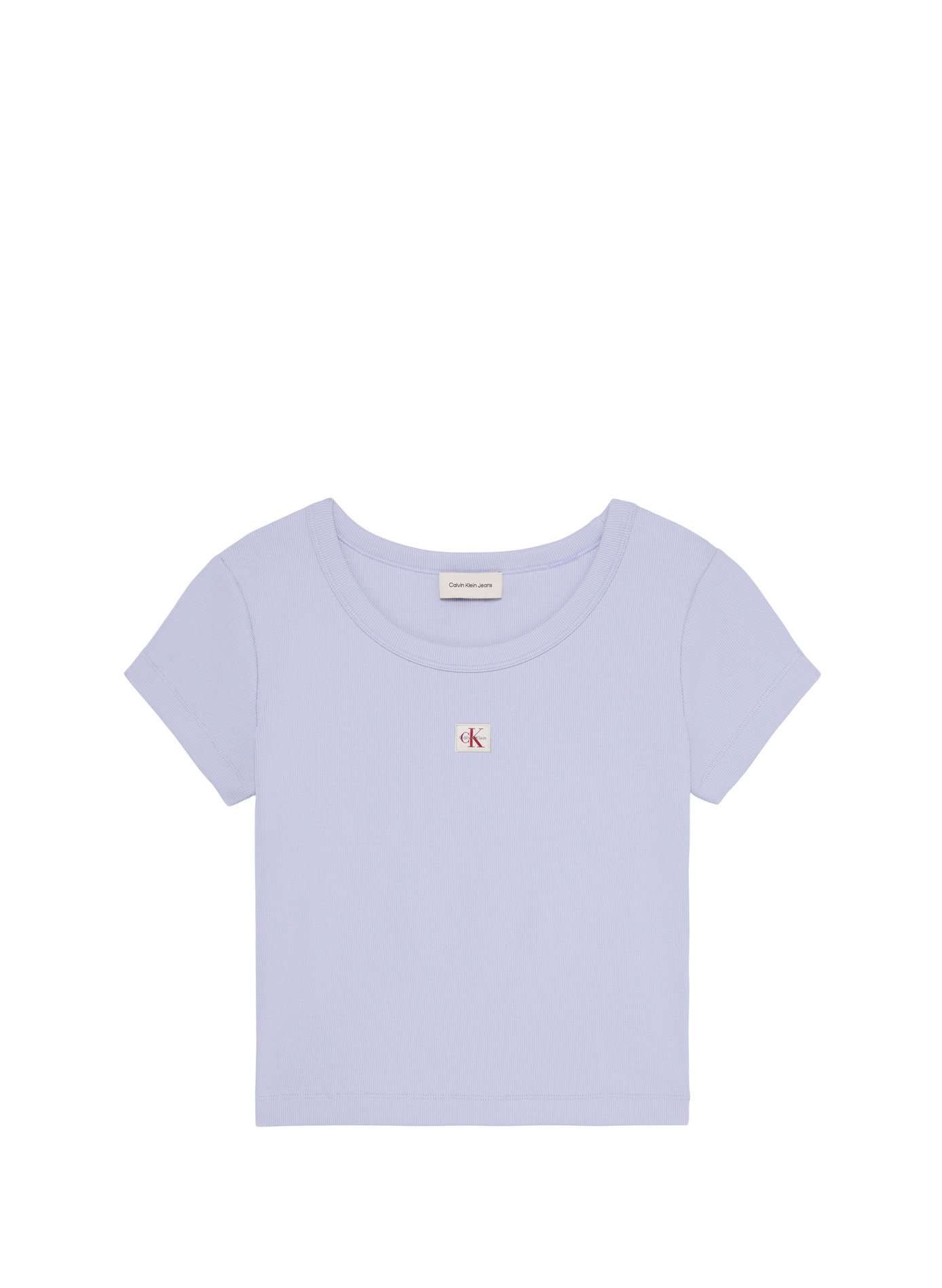 Cropped cotton-blend T-shirt  Cosmic sky